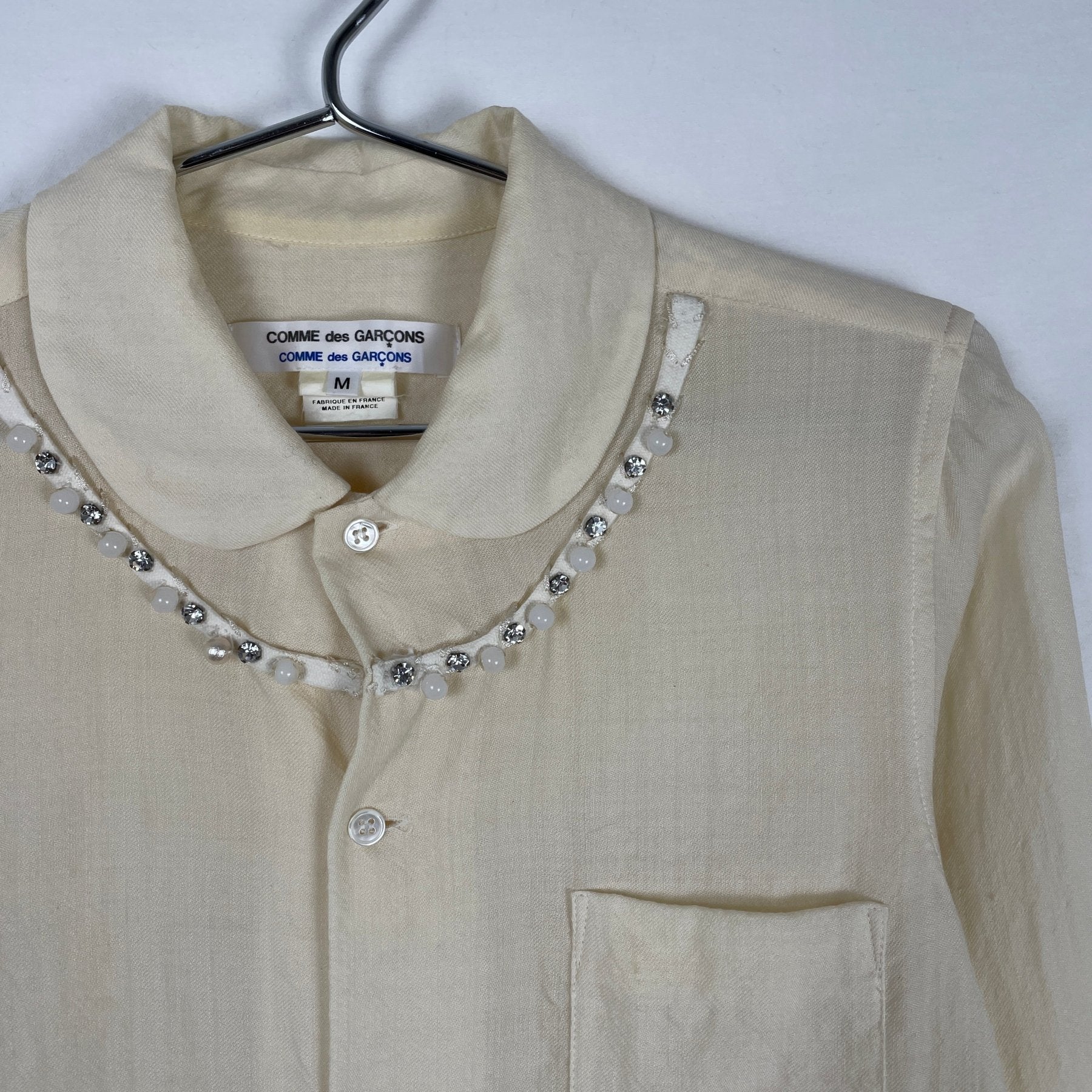 Comme des Garçons Pearl Button Up - Image 3
