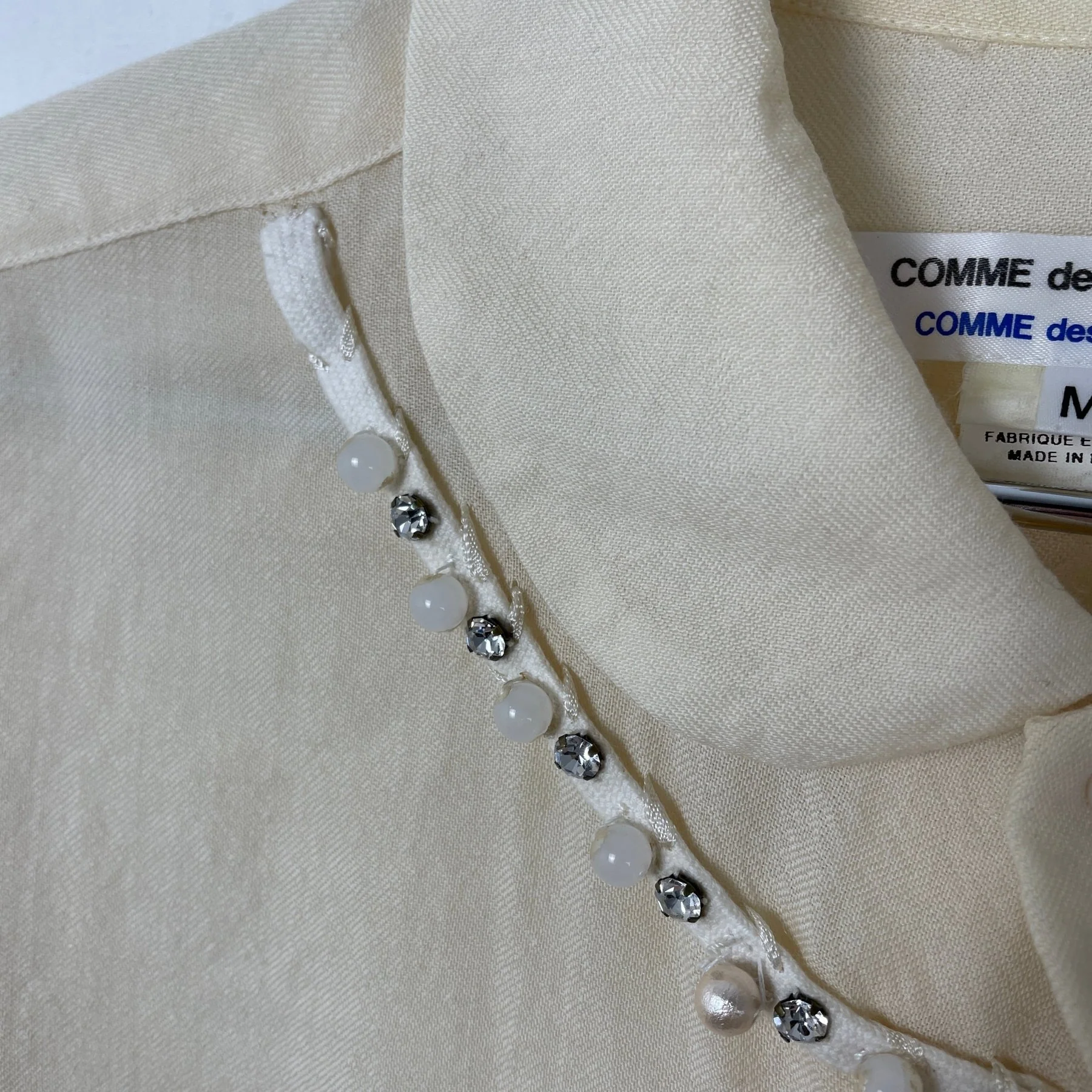 Comme des Garçons Pearl Button Up - Image 8