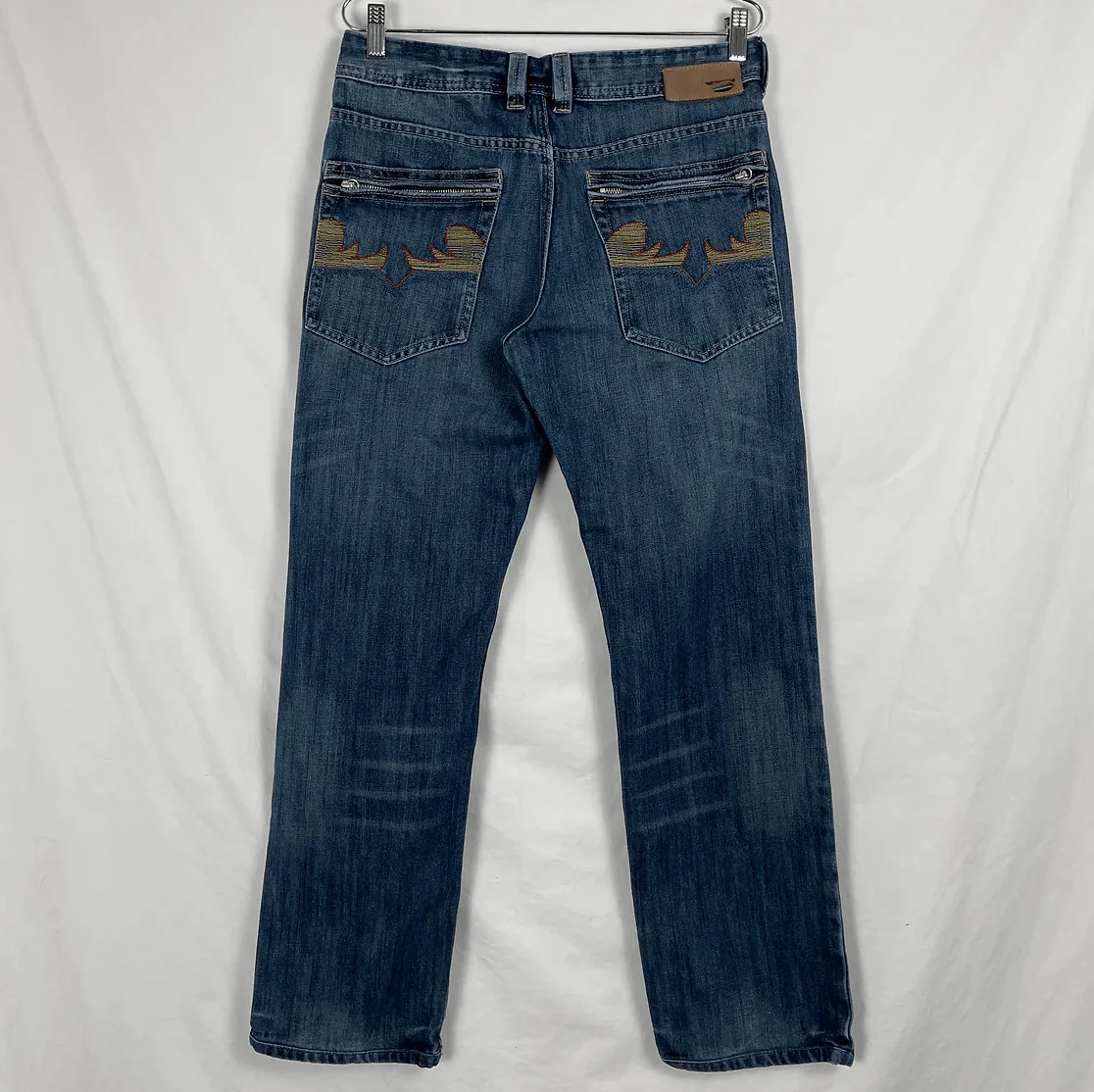 Diesel Embroidered Indigo Jeans - Image 2