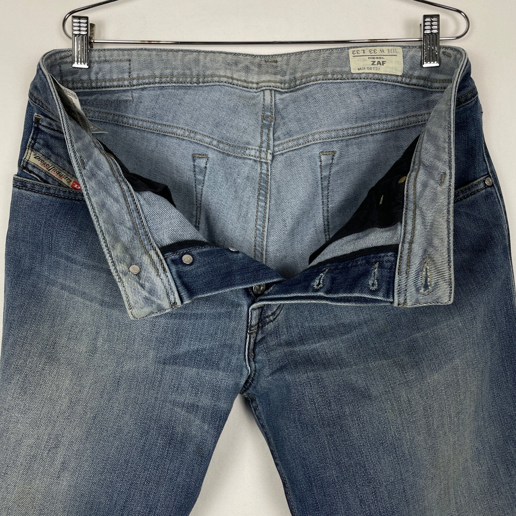 Diesel Fade Wash Flare Jeans - Image 9