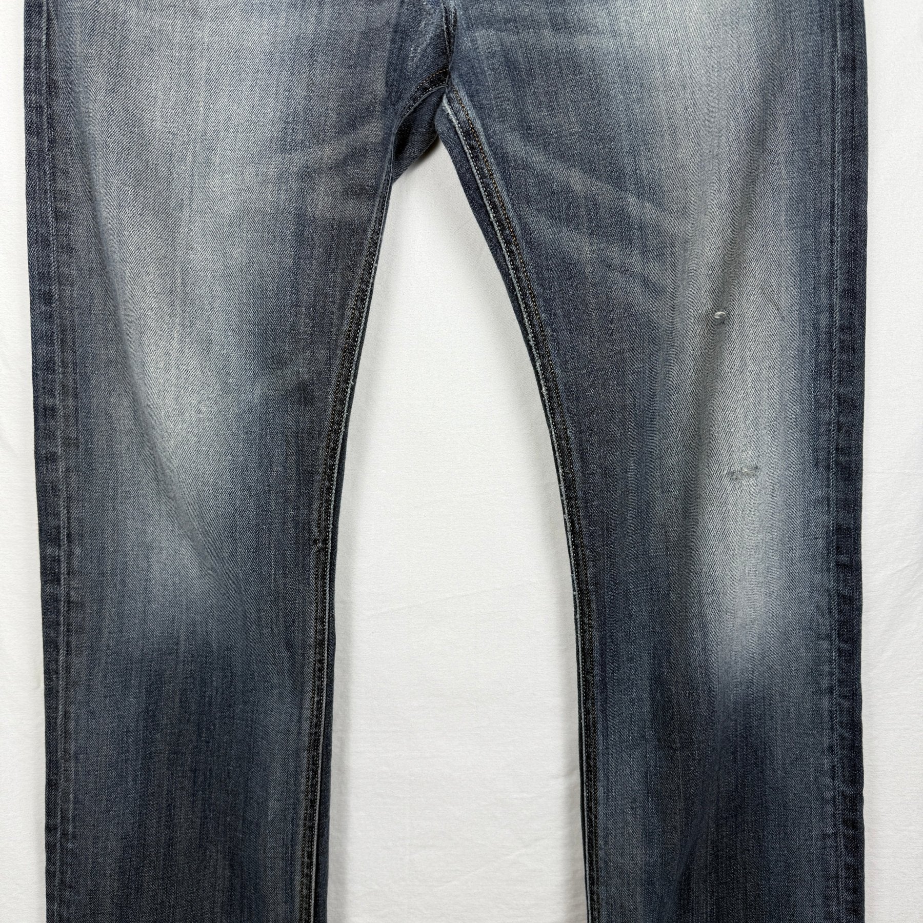 Diesel Industries Faded Indigo Straight Leg Jeans - Image 4