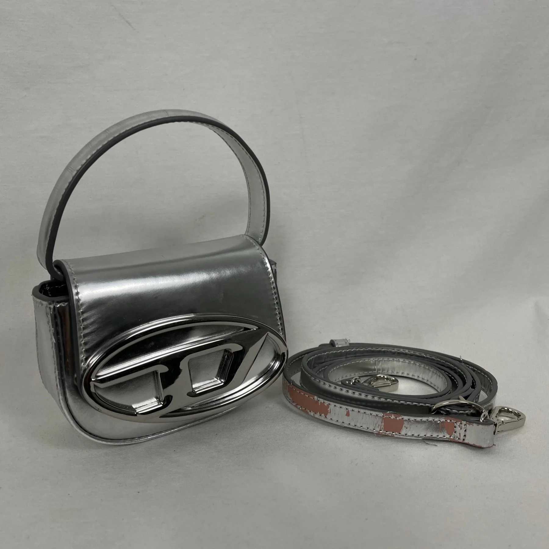 Diesel Silver Minibag - Image 5