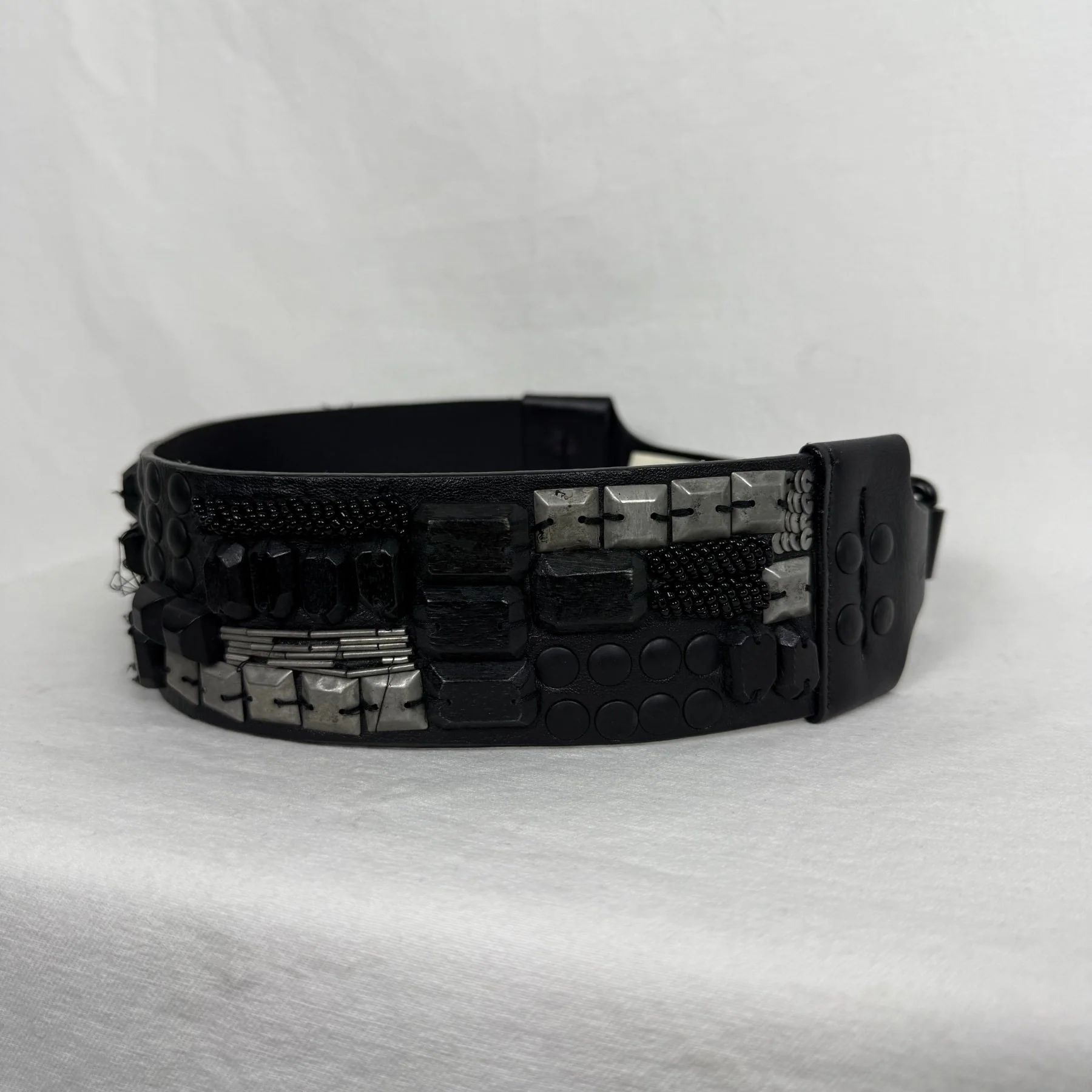 Diesel Studded Leather Waist Belt - Image 3