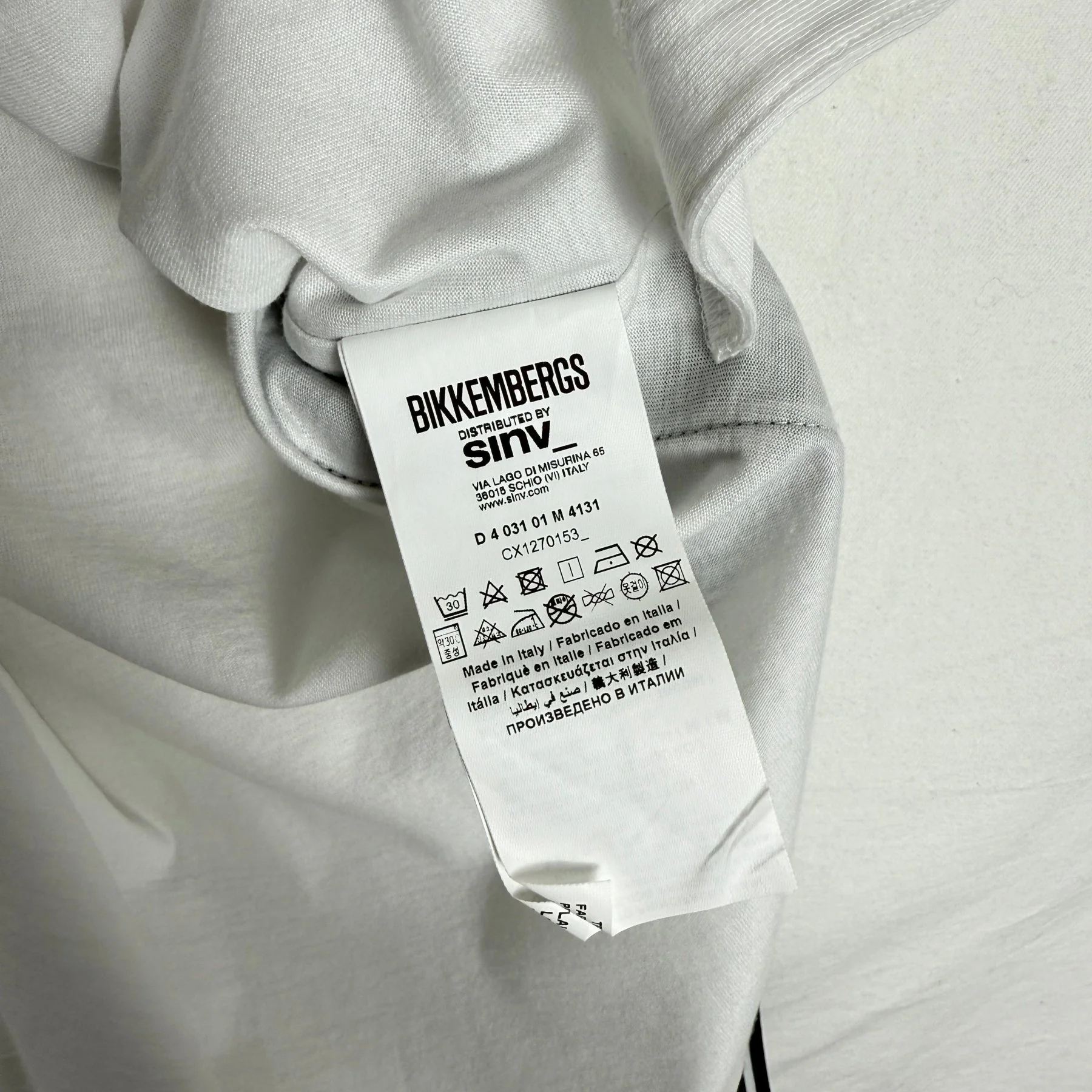 Dirk Bikkembergs Side Strap Tshirt - Image 7