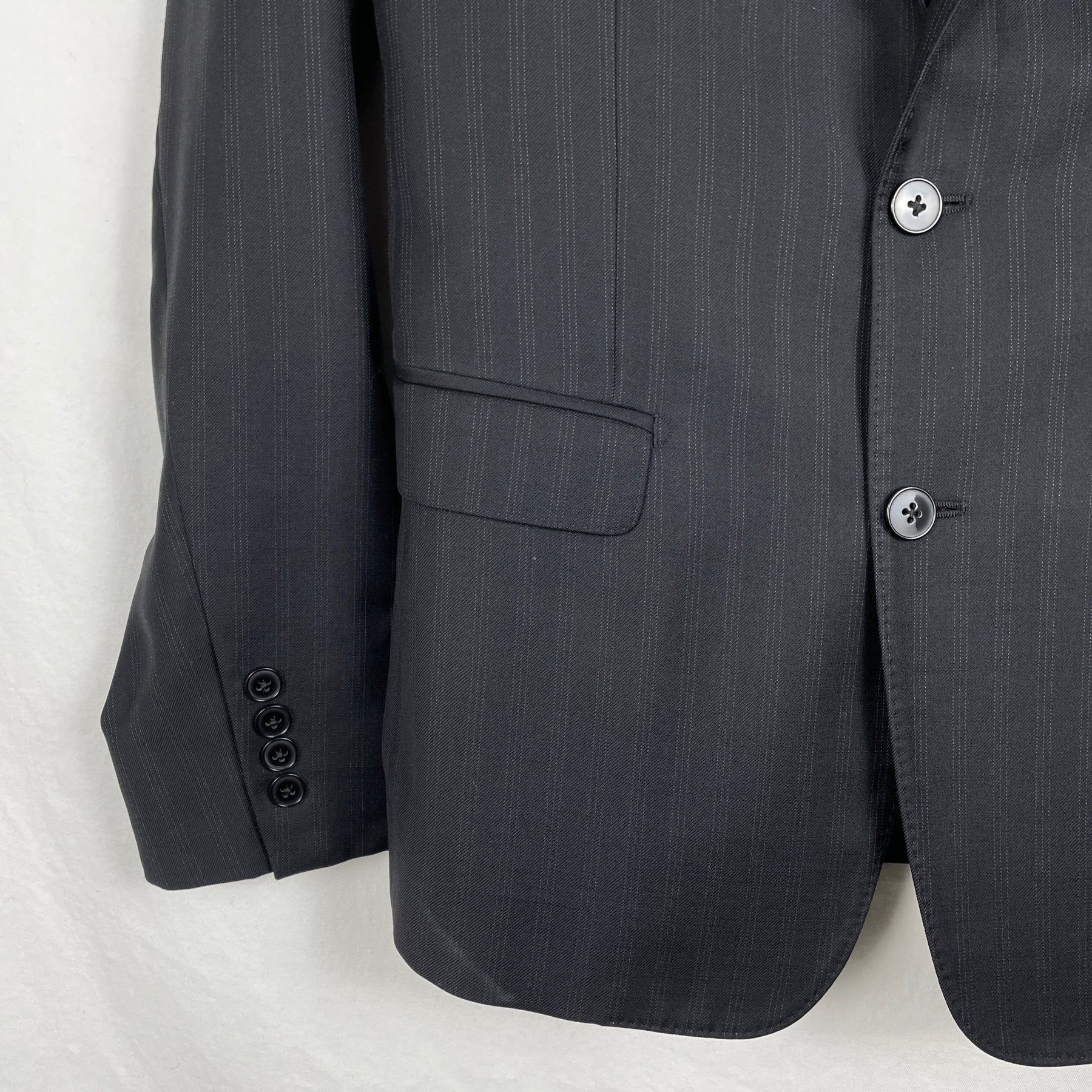 00s Dolce & Gabanna Suit Set Light Grey Pinstripe - Image 5