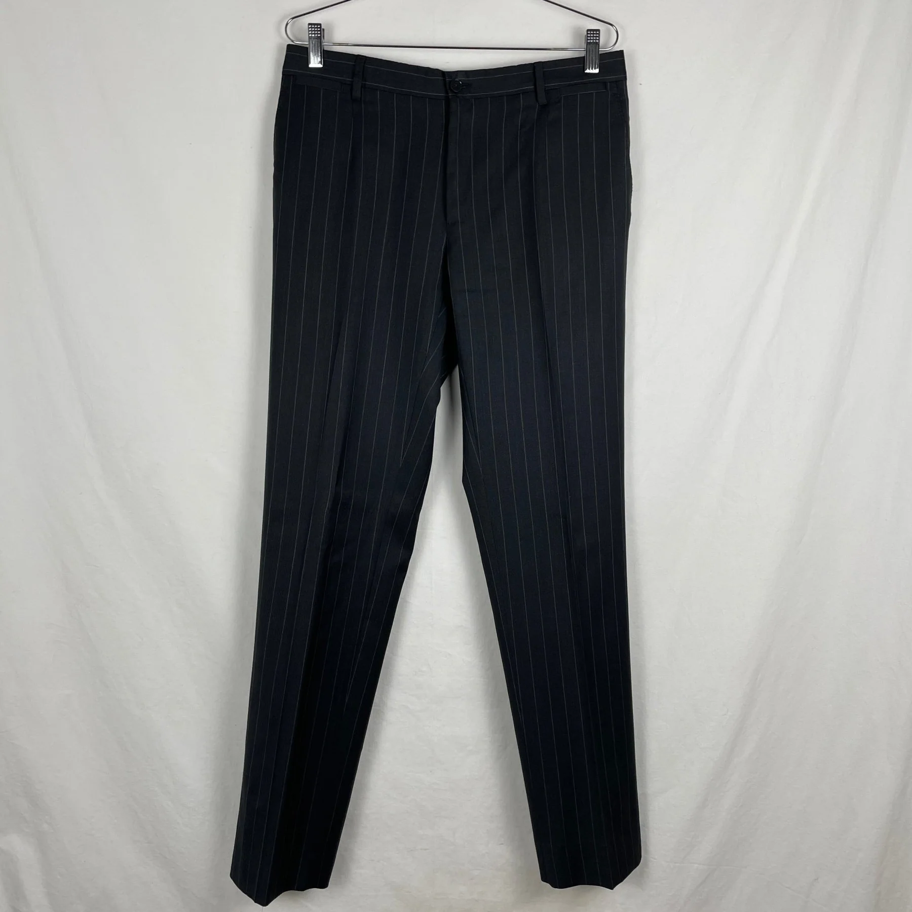 00s Dolce & Gabanna Suit Set Dark Grey Pinstripe - Image 10