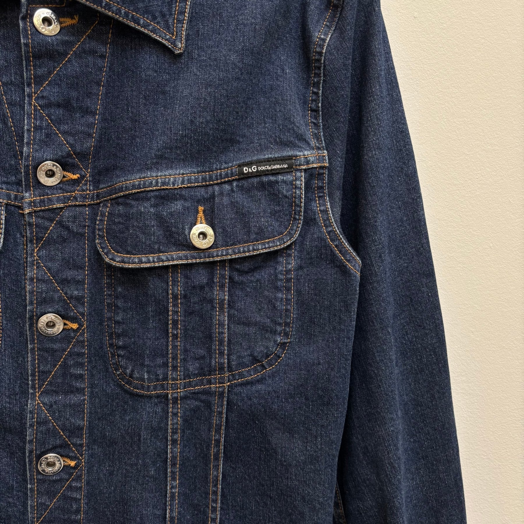 Dolce Gabbana Denim Botton Up Jacket - Image 4