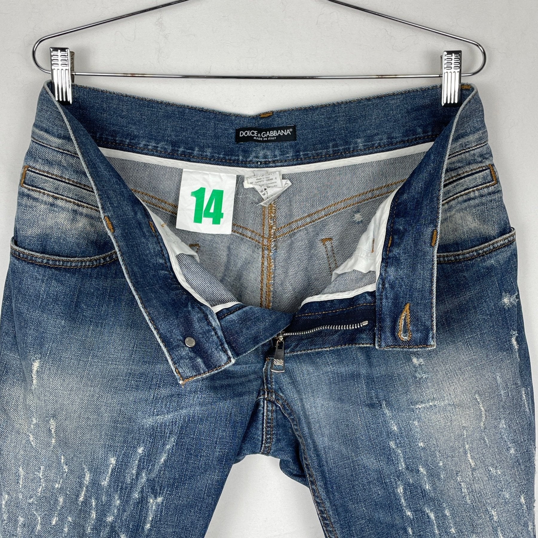 00s Dolce & Gabbana Distressed Jeans - Image 10