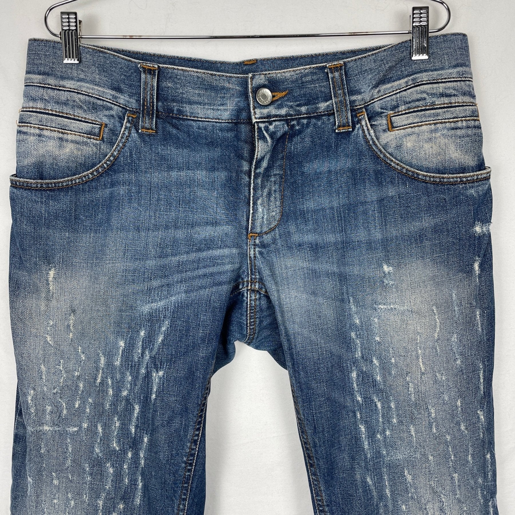 00s Dolce & Gabbana Distressed Jeans - Image 3