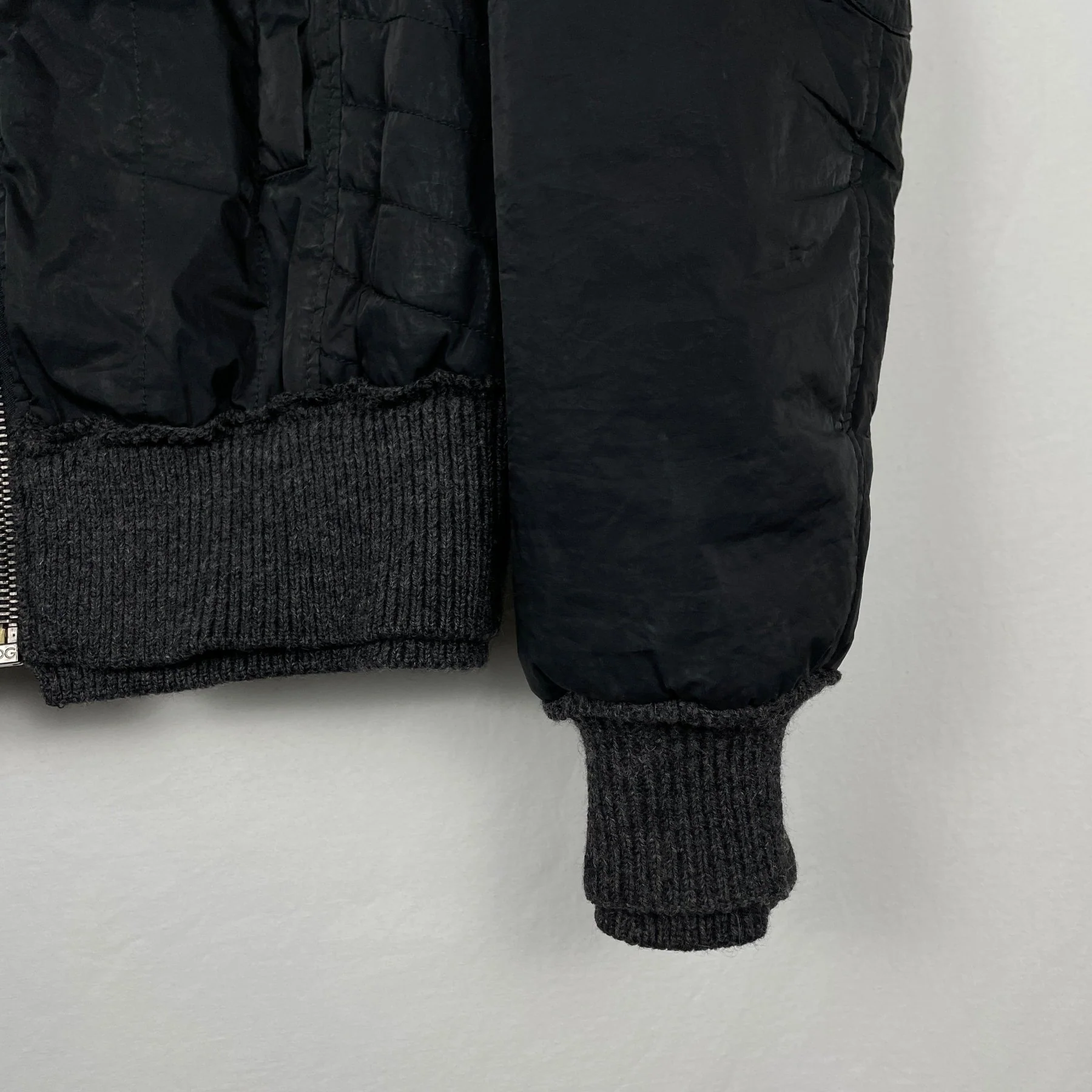 00s Dolce & Gabbana Quilted Zip Jacket - Image 3