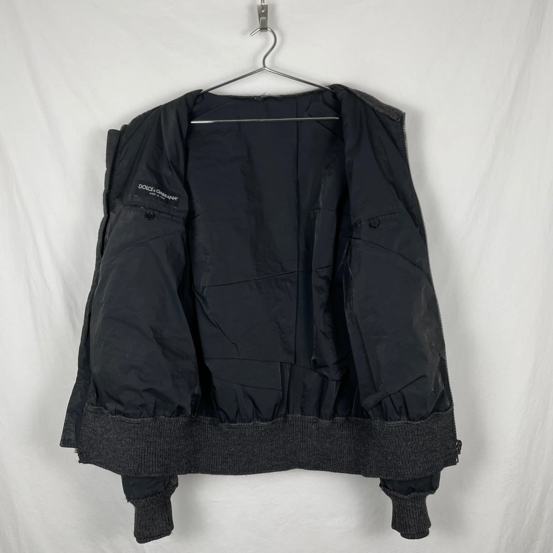 00s Dolce & Gabbana Quilted Zip Jacket - Image 7
