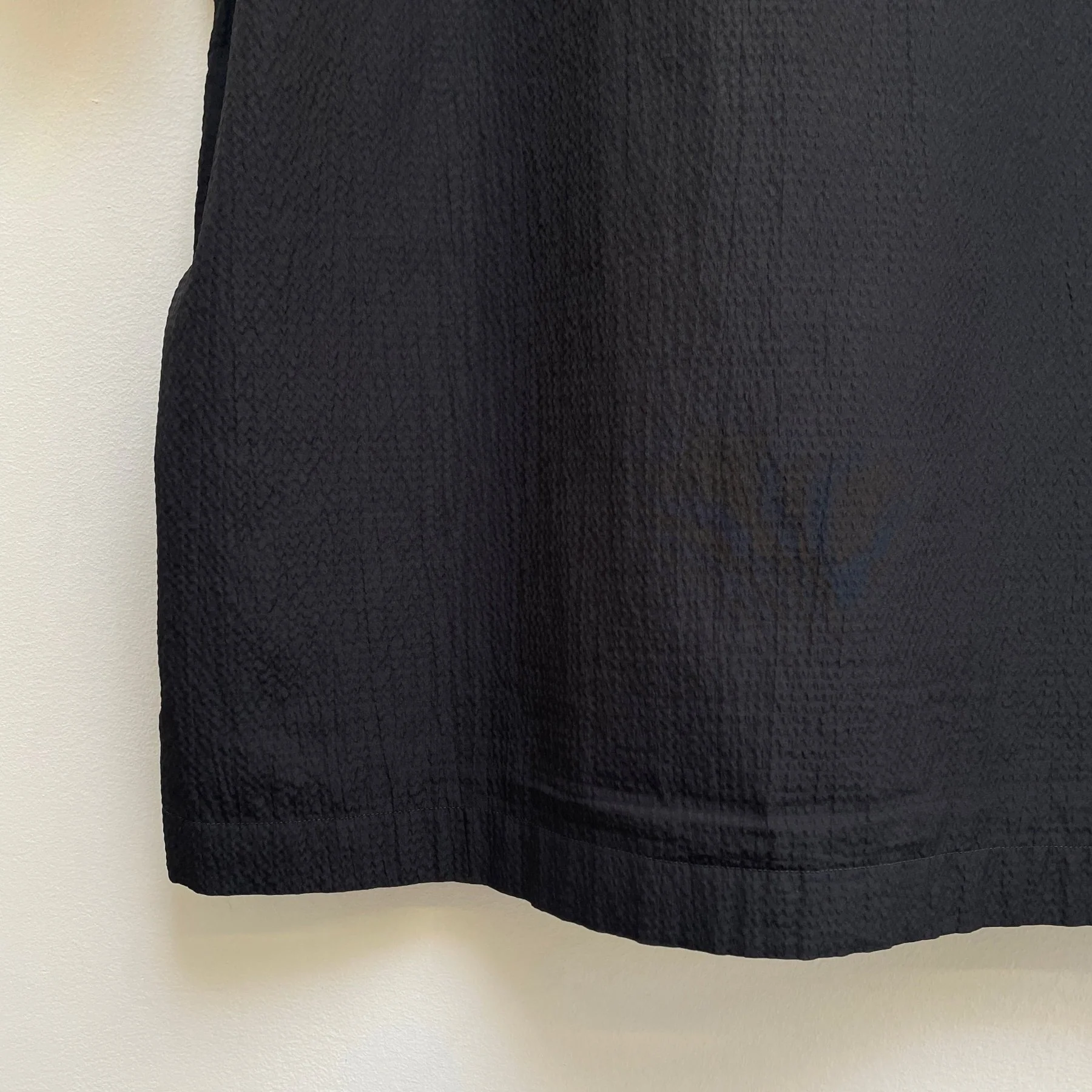 Dries Van Noten Crinkled Short Sleeve Dress Shirt - Image 8