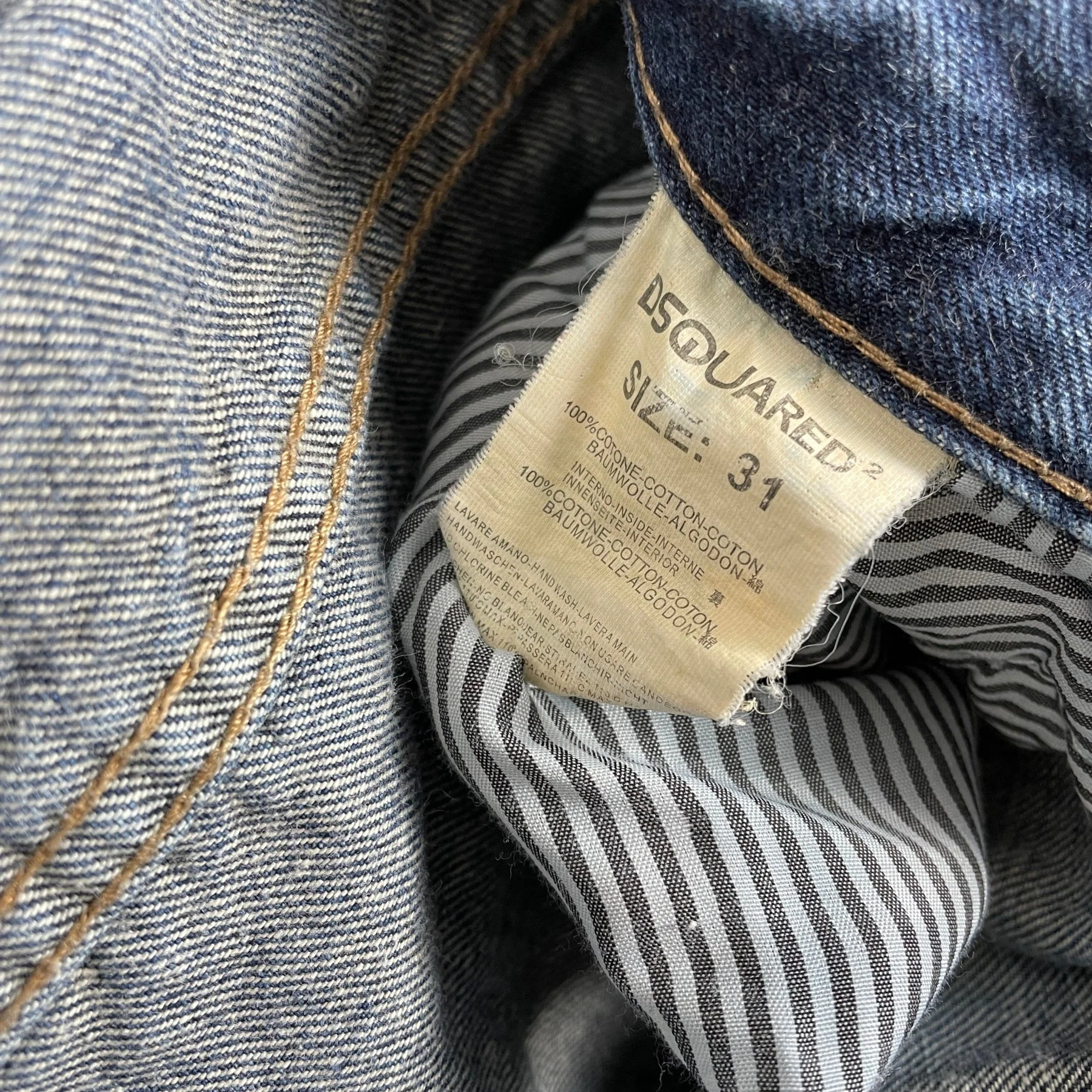 00s Dsquared2 Indigo Jeans - Image 9
