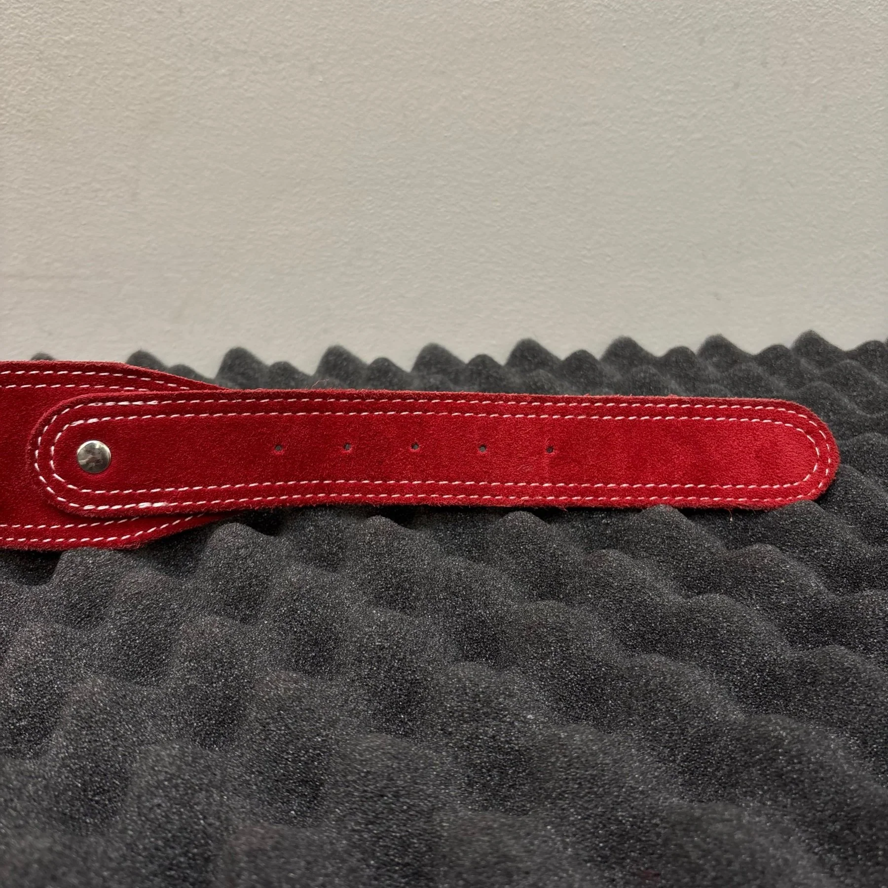 Dsquared2 Red Suede Leather Belt - Image 4
