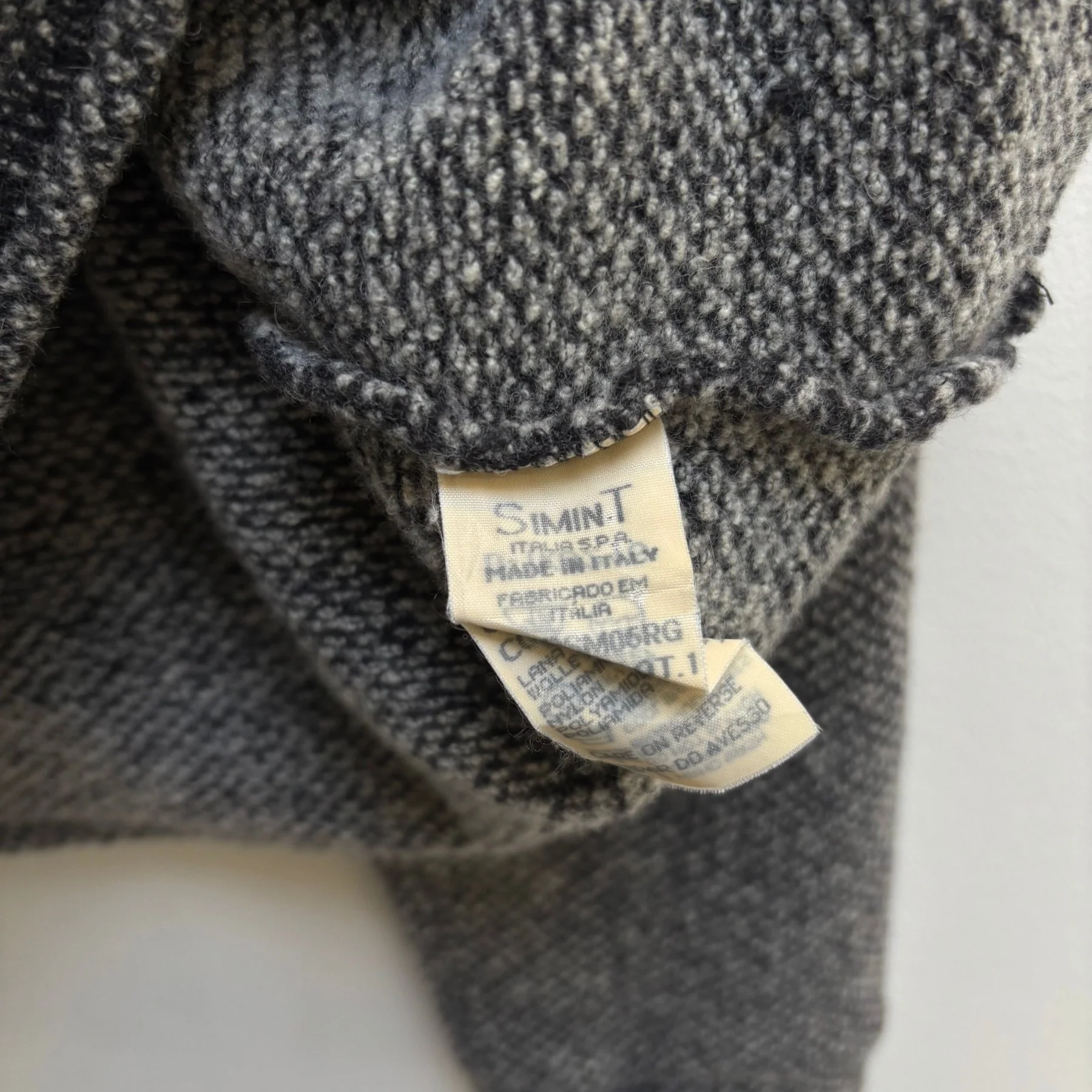 Empirio Armani Salt & Pepper Wool Knit Cardigan - Image 10
