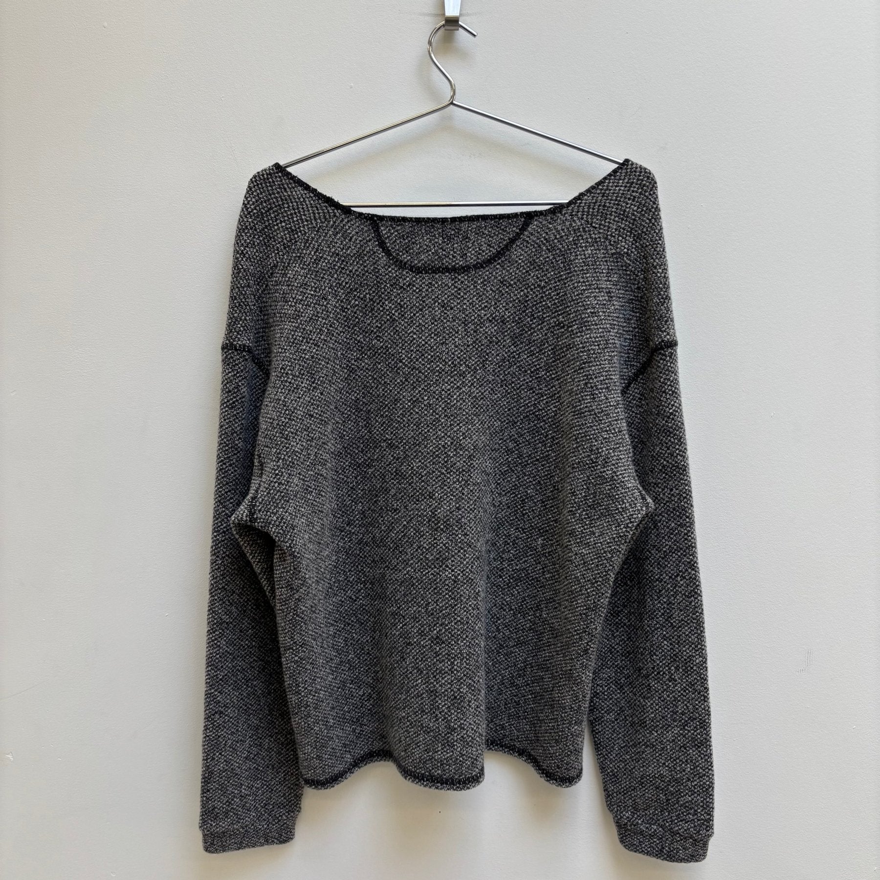Empirio Armani Salt & Pepper Wool Knit Cardigan - Image 2