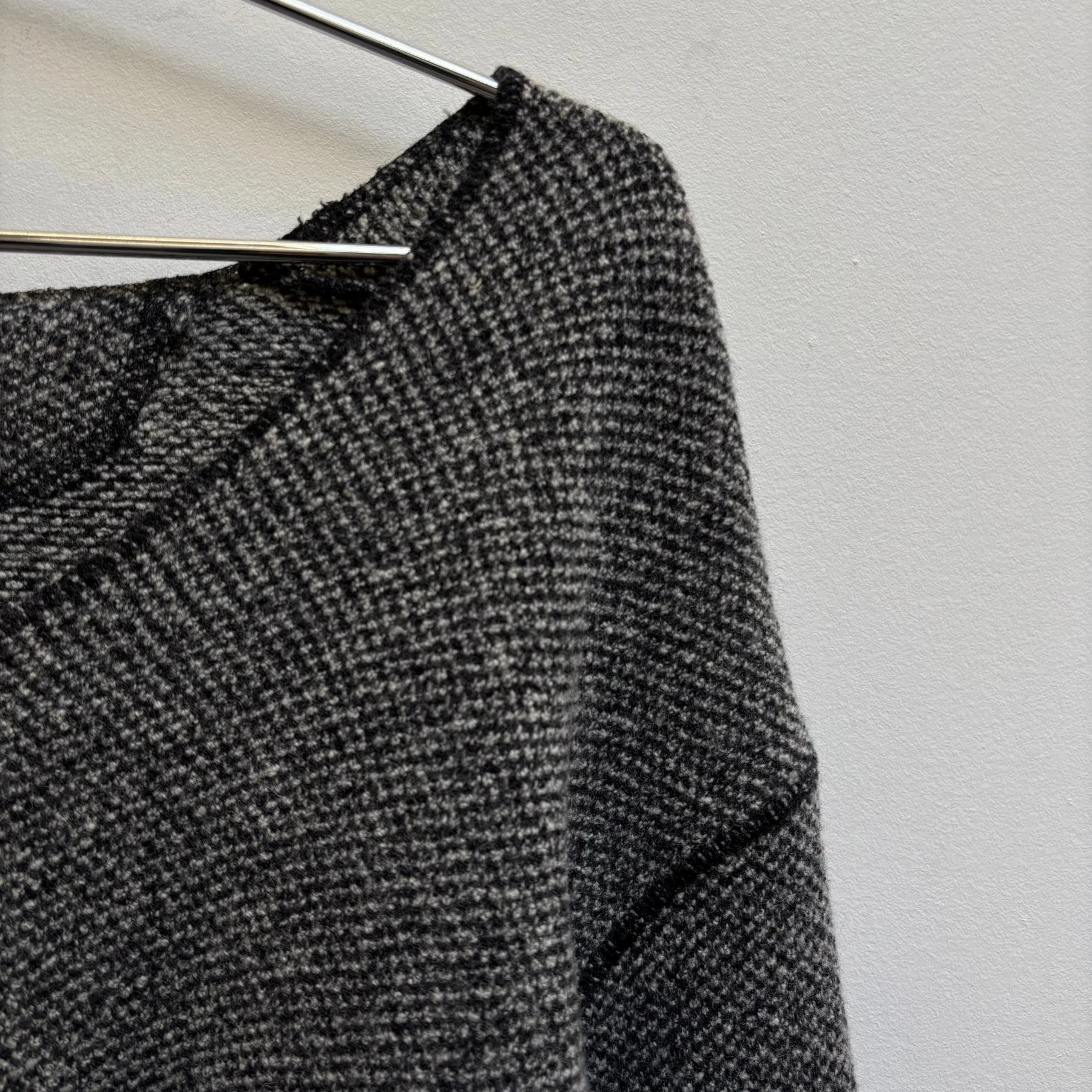 Empirio Armani Salt & Pepper Wool Knit Cardigan - Image 4