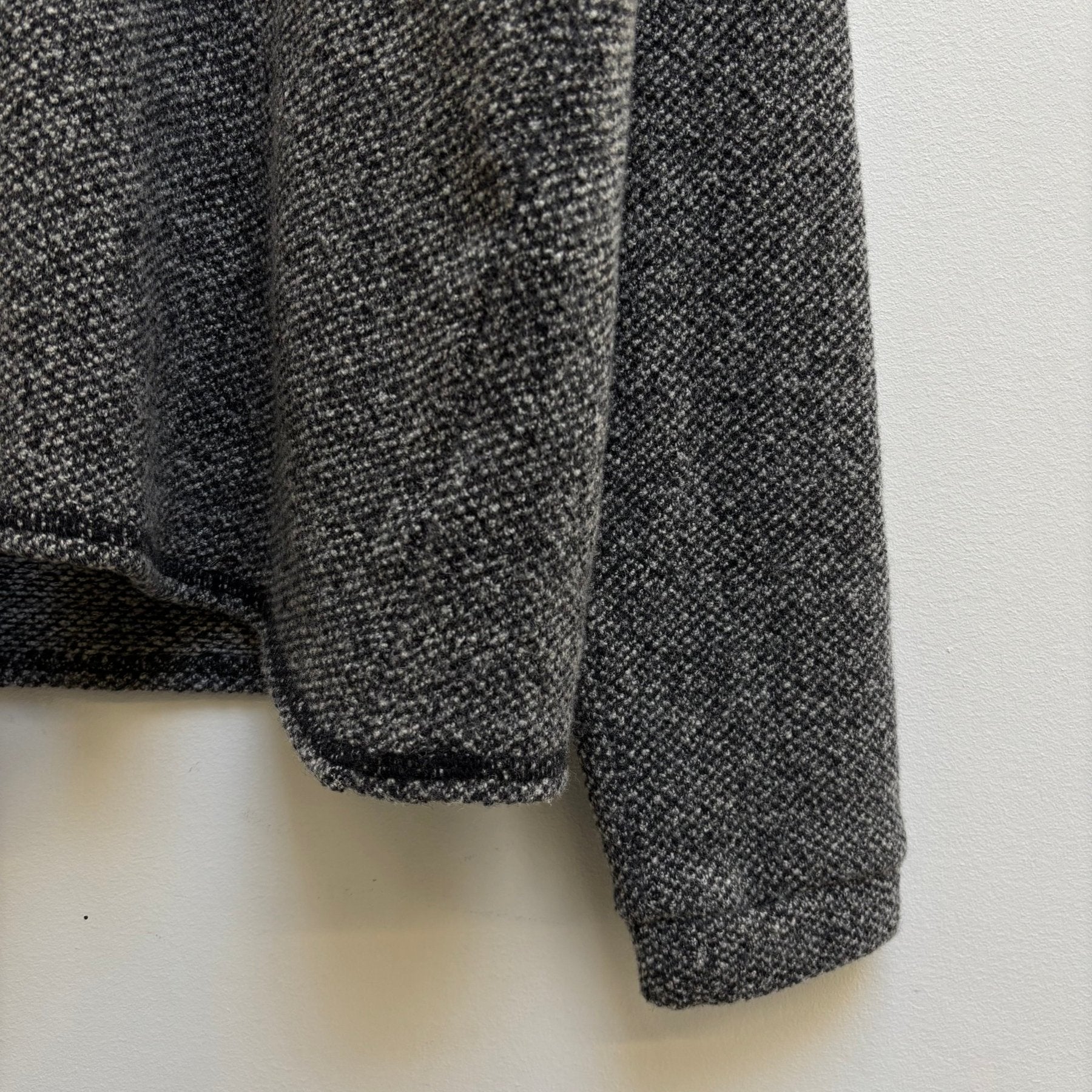 Empirio Armani Salt & Pepper Wool Knit Cardigan - Image 5