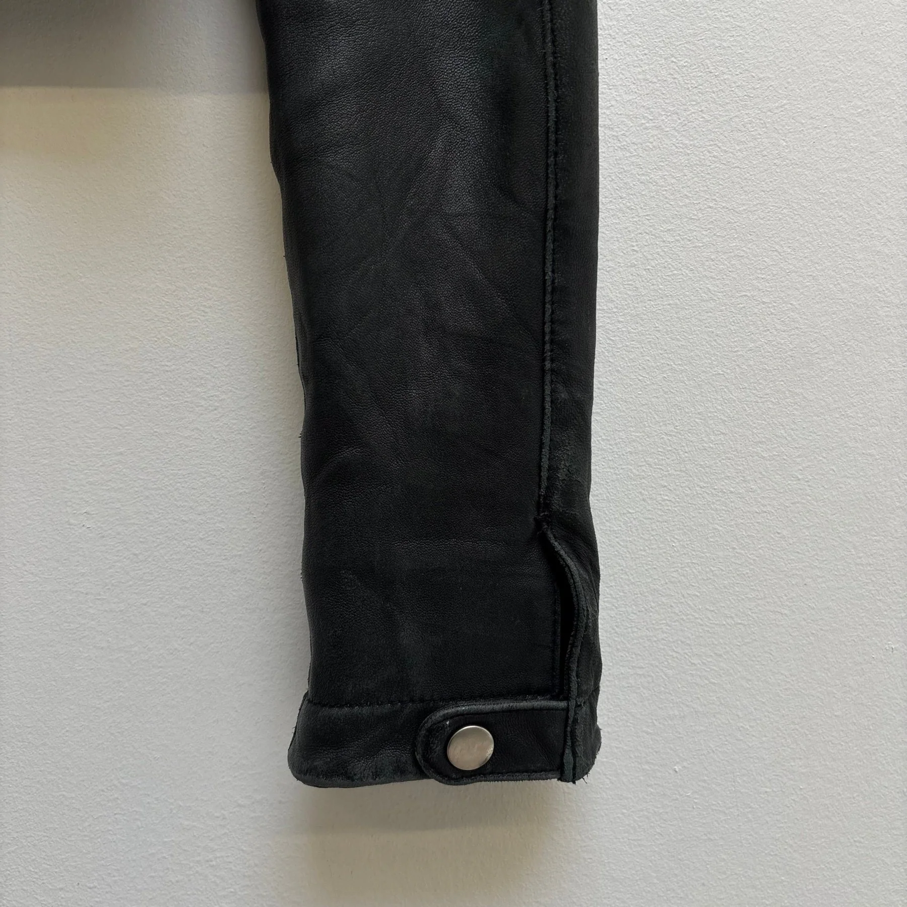 Enchantment…? Cropped Leather Jacket - Image 9