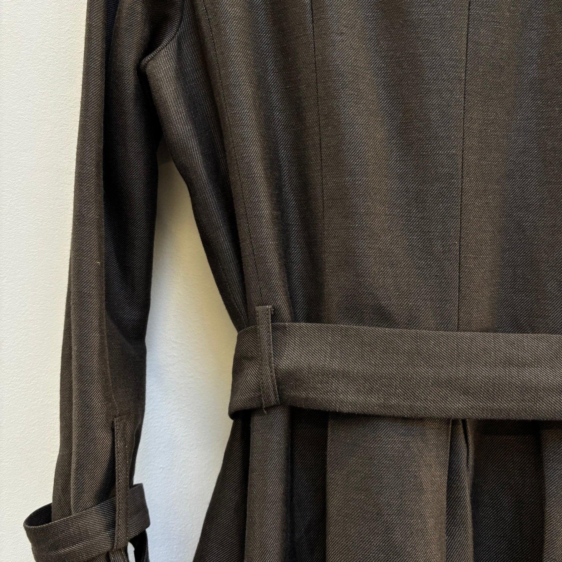 Enchantment Long Tailored Trench Coat - Image 13