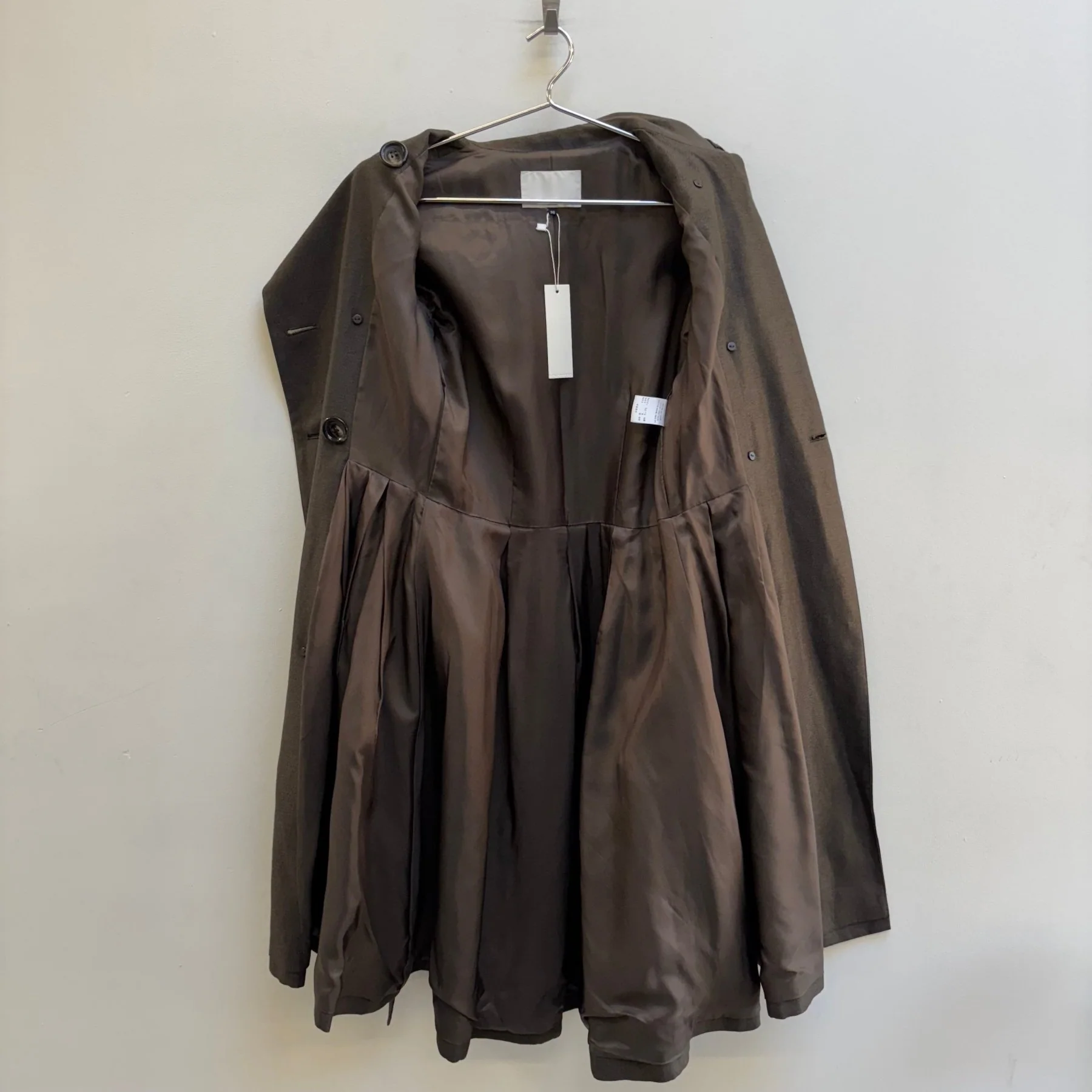 Enchantment Long Tailored Trench Coat - Image 14