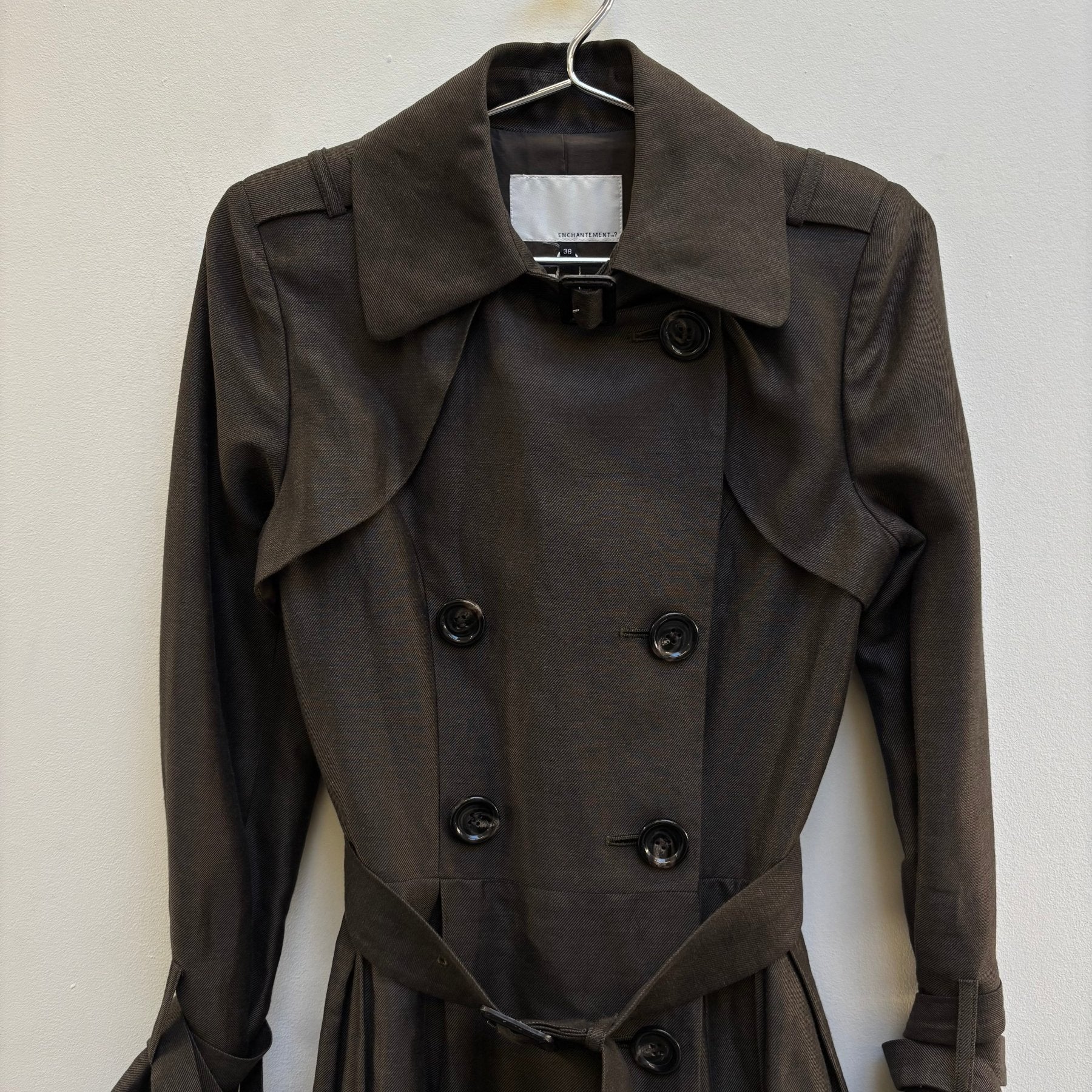 Enchantment Long Tailored Trench Coat - Image 3
