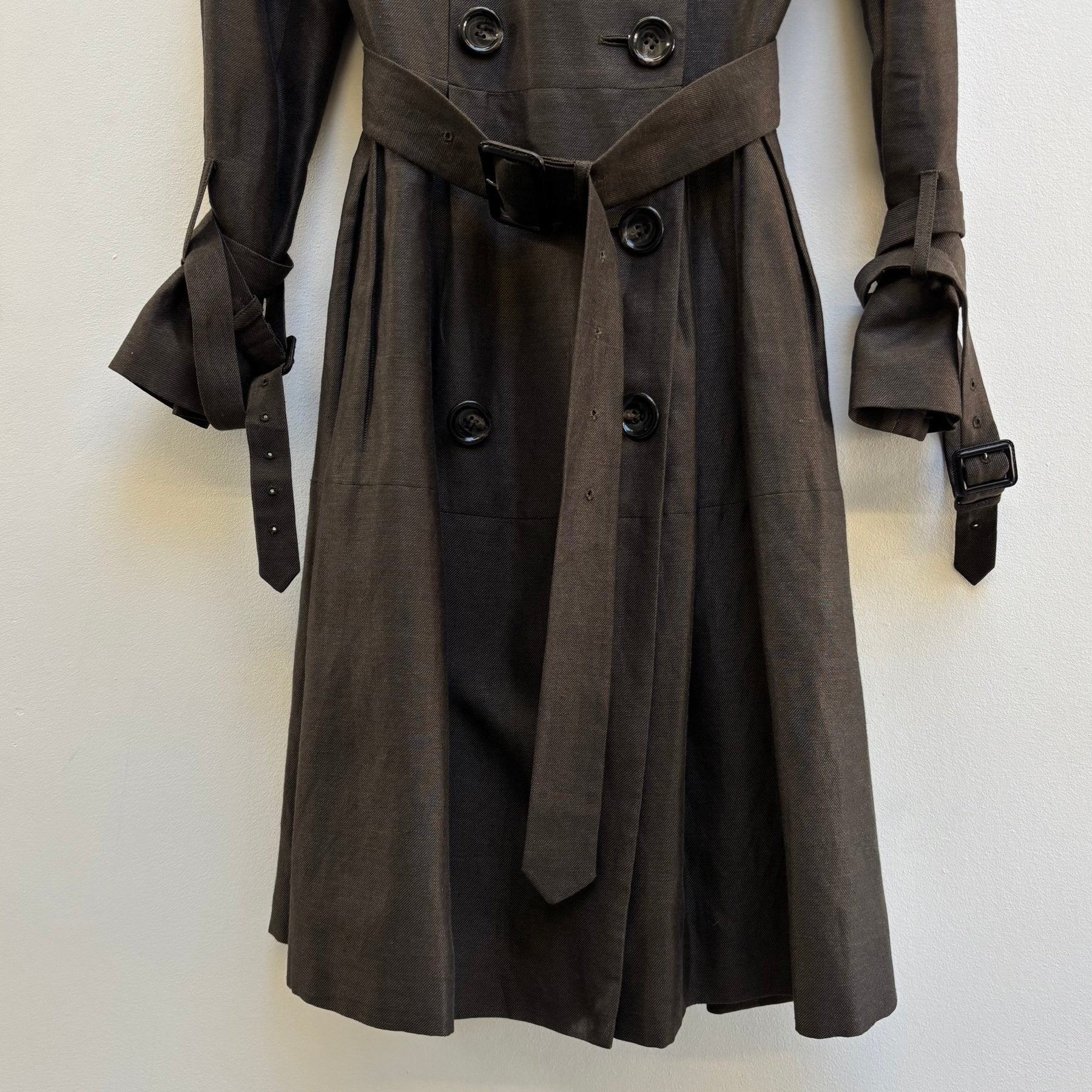Enchantment Long Tailored Trench Coat - Image 4