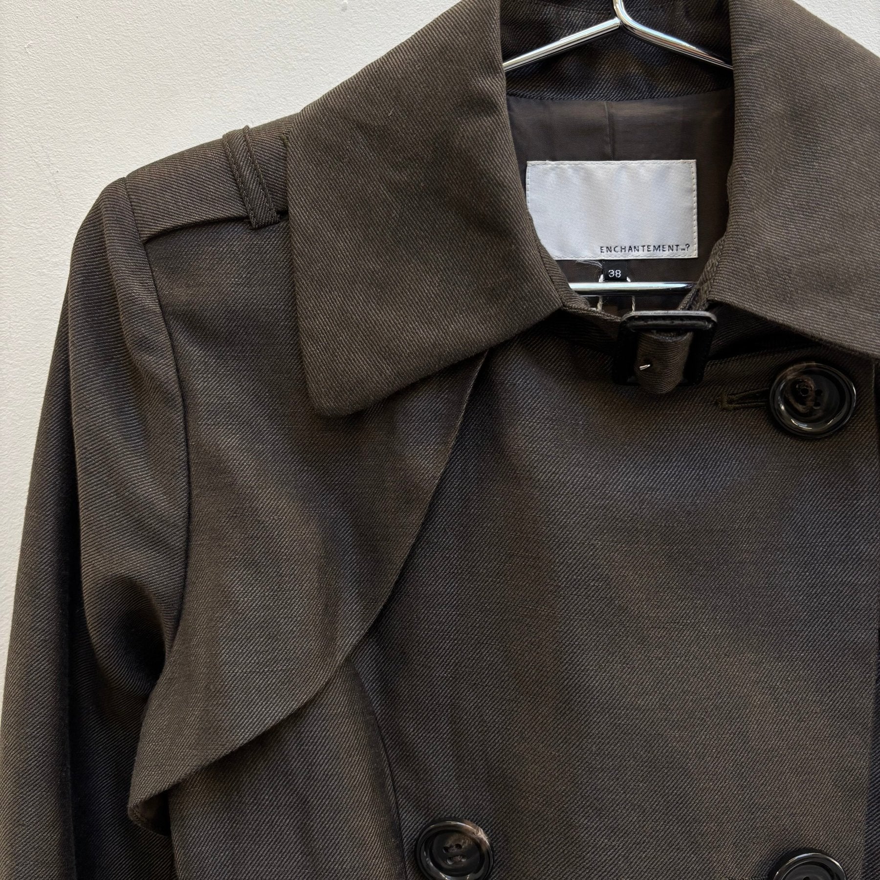 Enchantment Long Tailored Trench Coat - Image 5