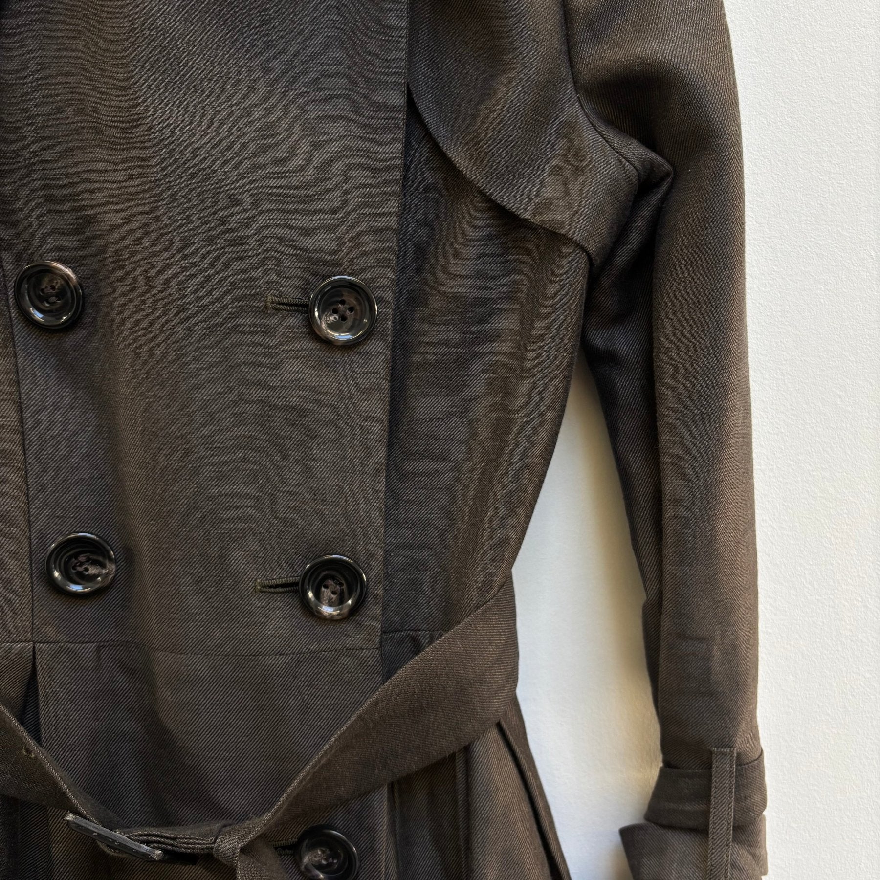 Enchantment Long Tailored Trench Coat - Image 6