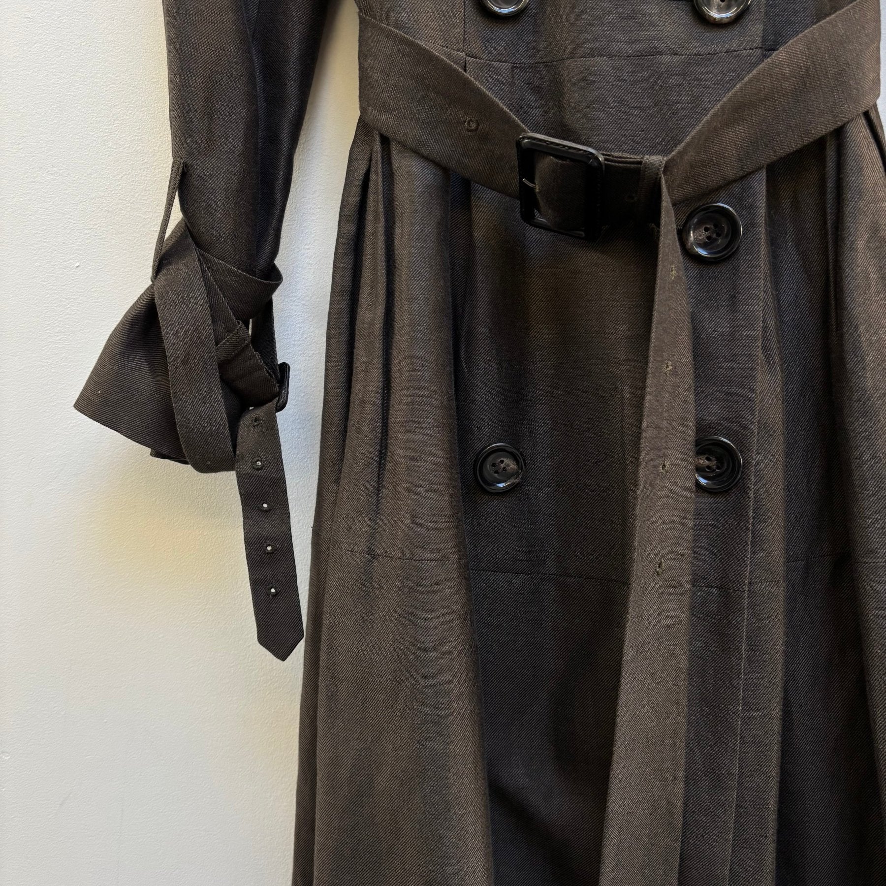 Enchantment Long Tailored Trench Coat - Image 7