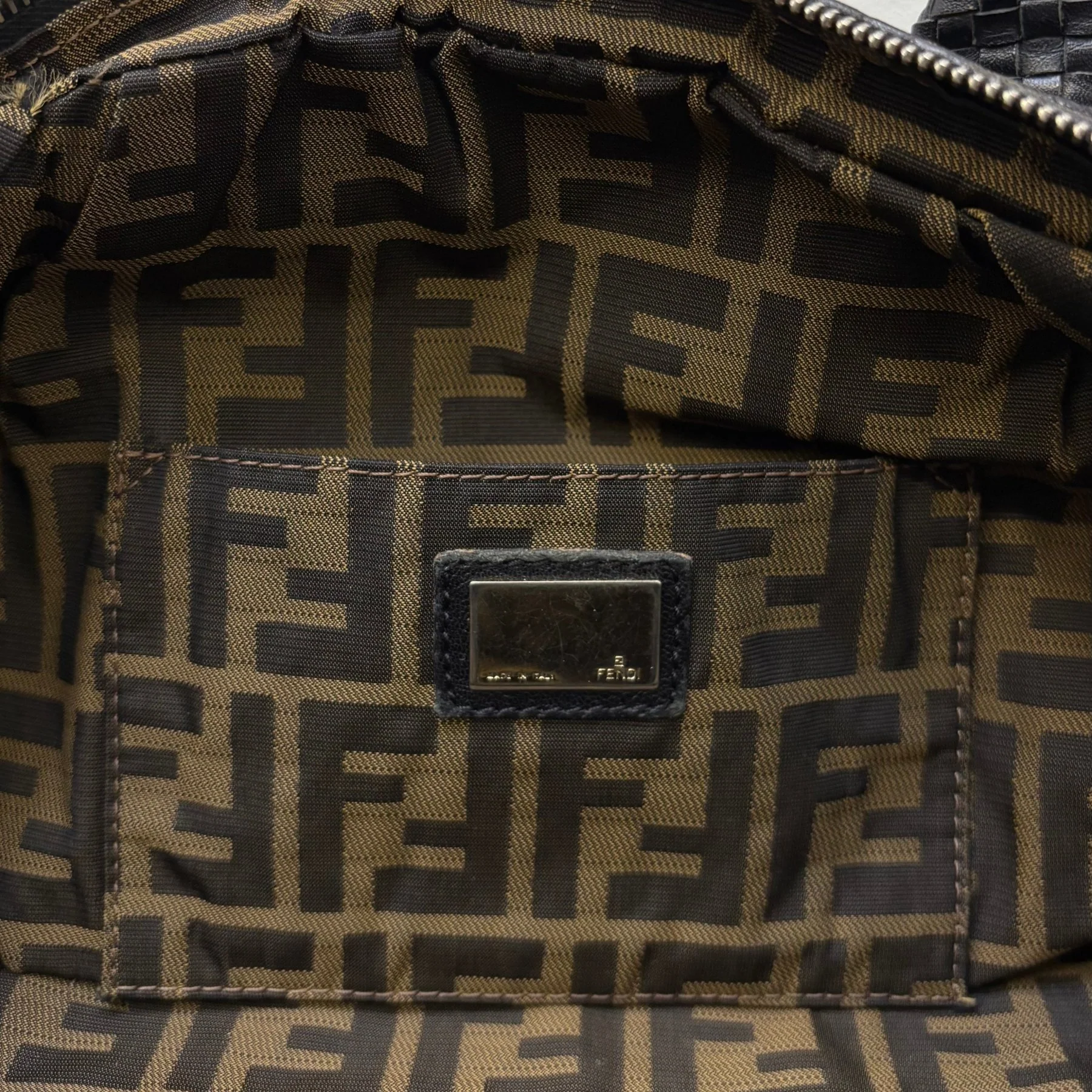 Fendi Mini Leather Cocoon Handbag - Image 10