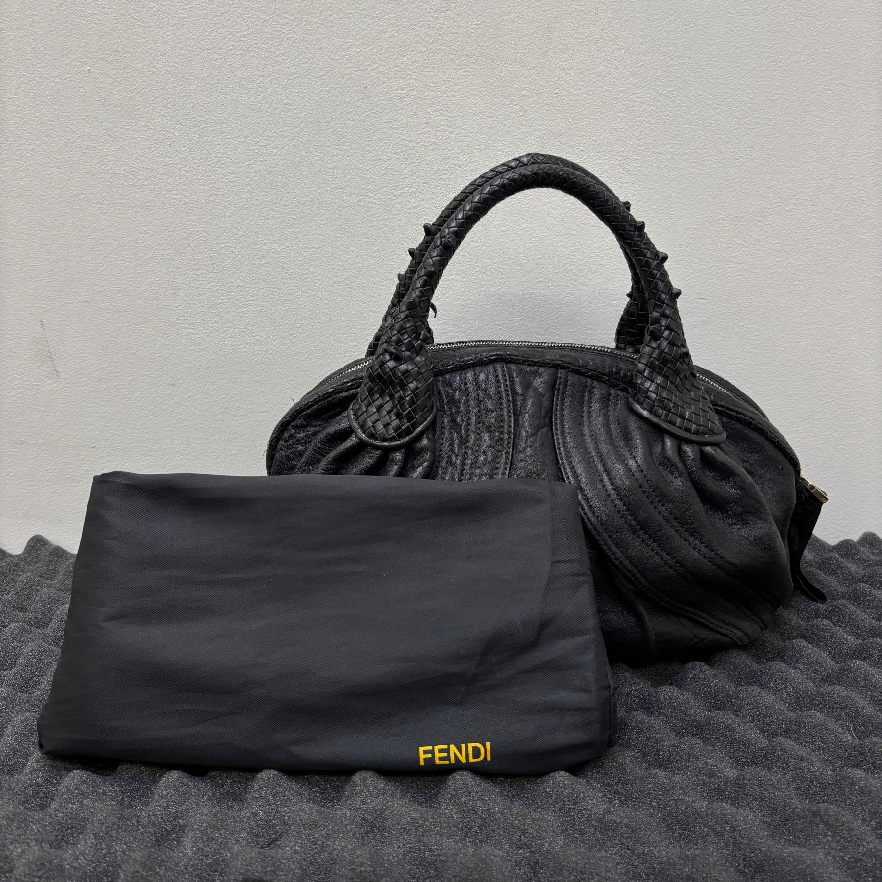 Fendi Mini Leather Cocoon Handbag - Image 11