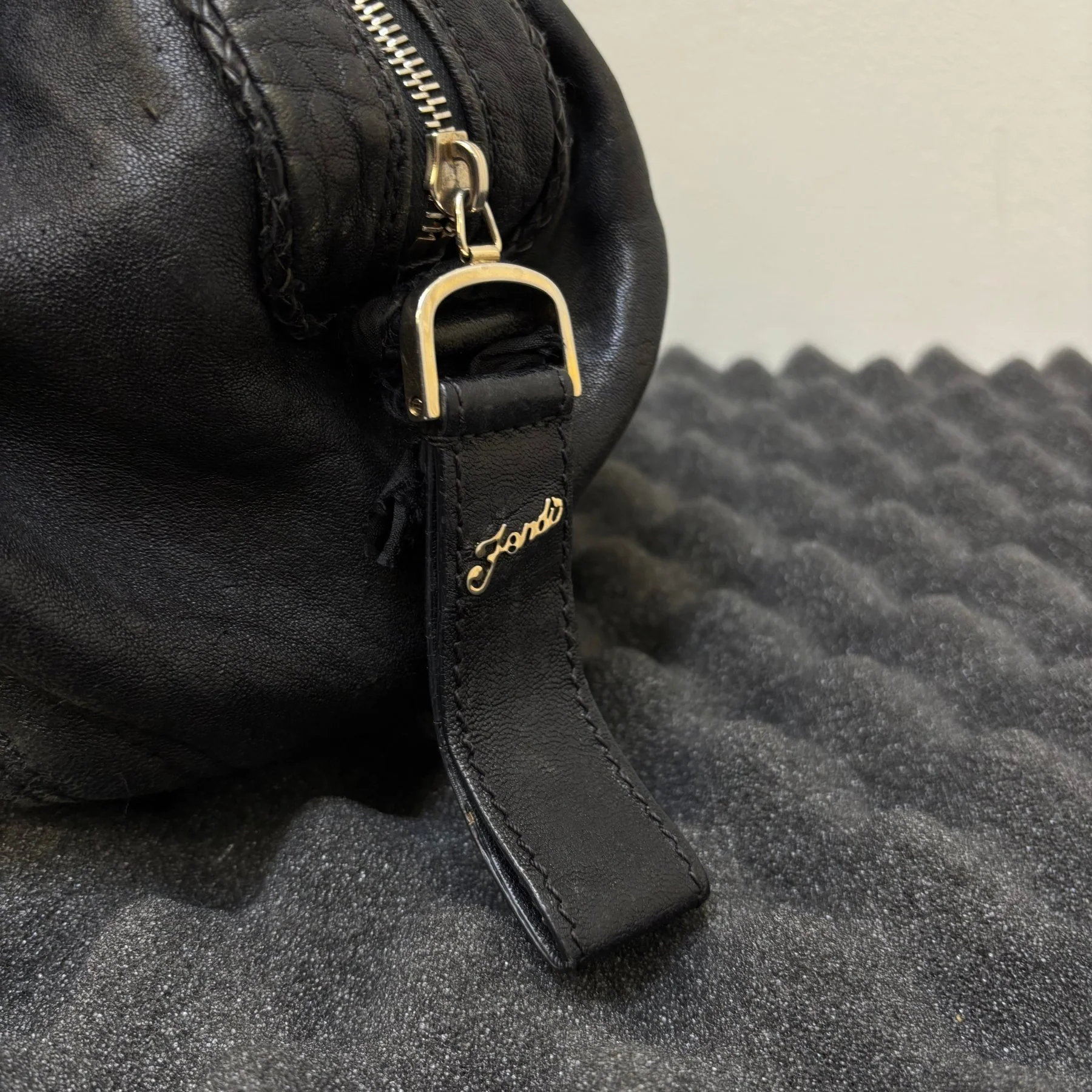 Fendi Mini Leather Cocoon Handbag - Image 8