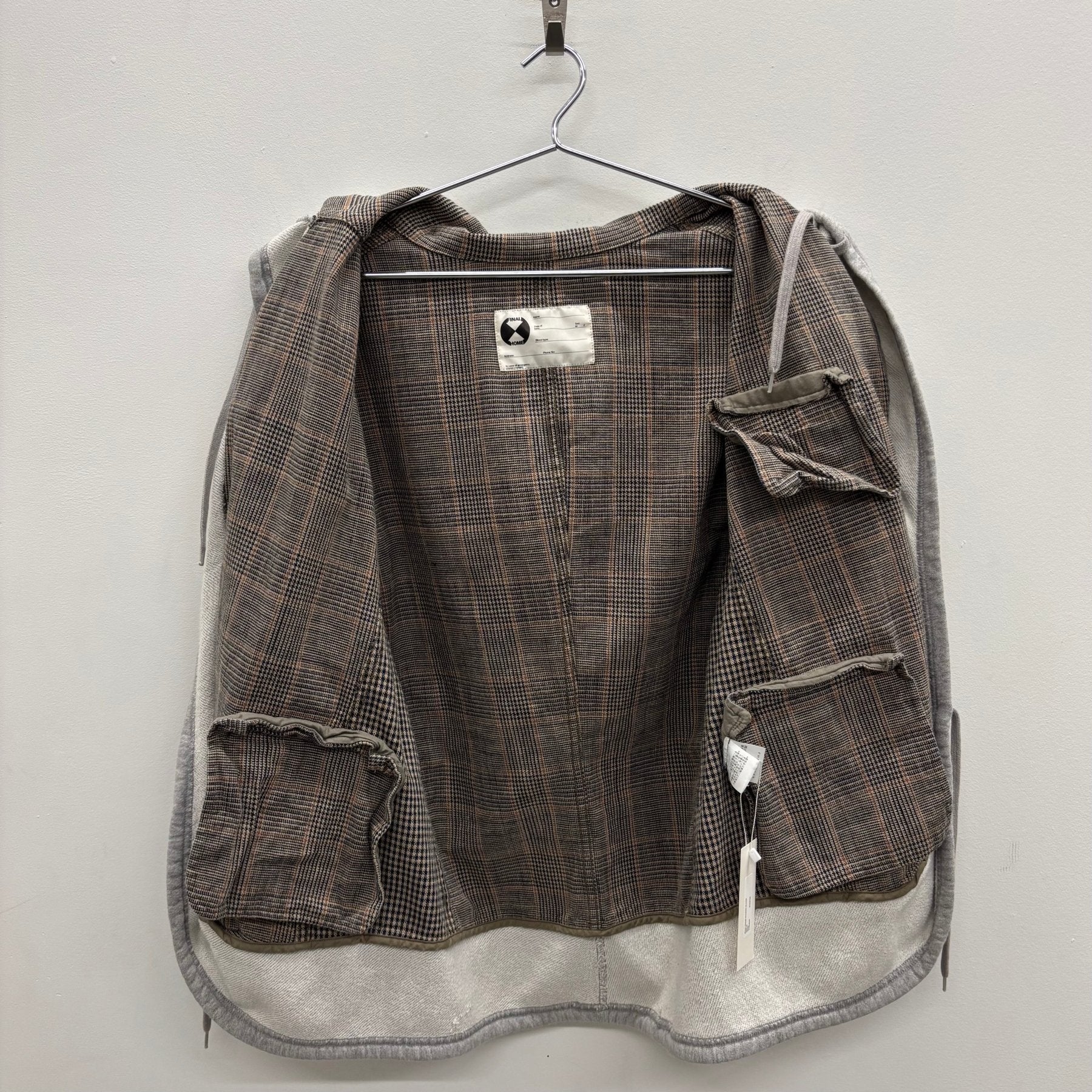 Final Home Hooded Plaid Blazer - Image 12