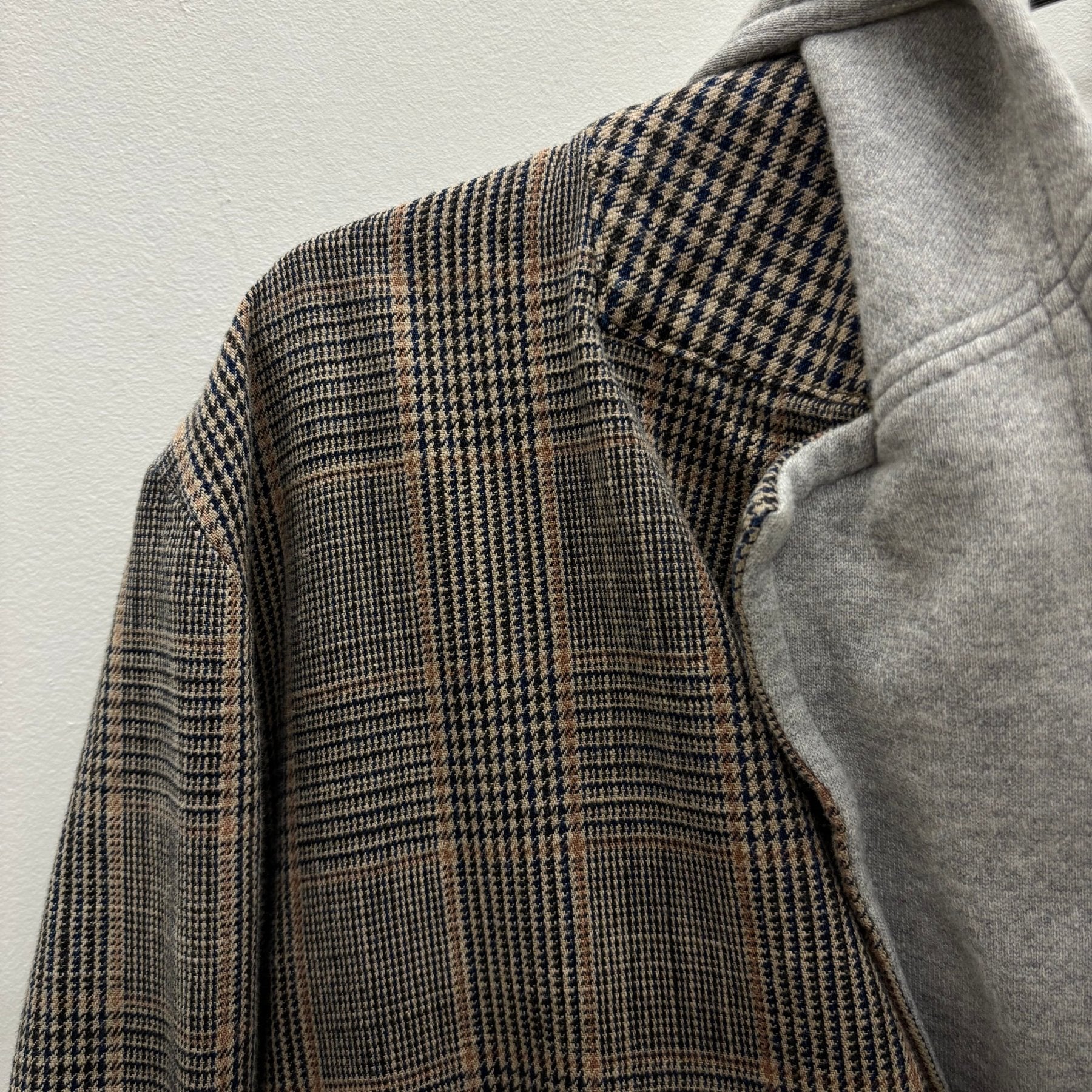 Final Home Hooded Plaid Blazer - Image 8