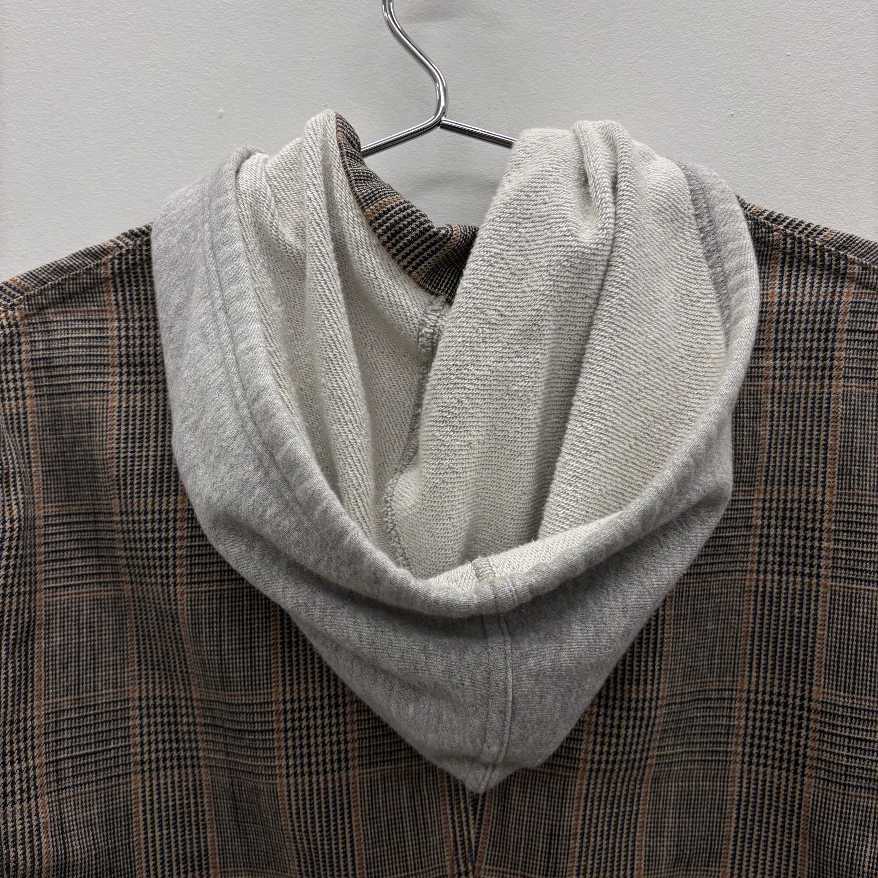 Final Home Hooded Plaid Blazer - Image 9