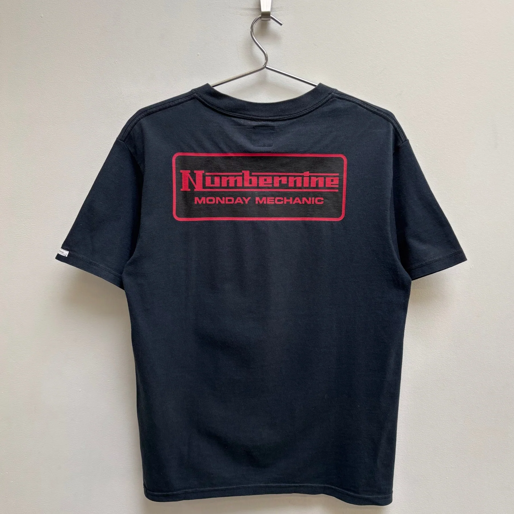 FW00 Number (N)ine ‘Monday Mechanic’ Graphic T-Shirt - Image 2