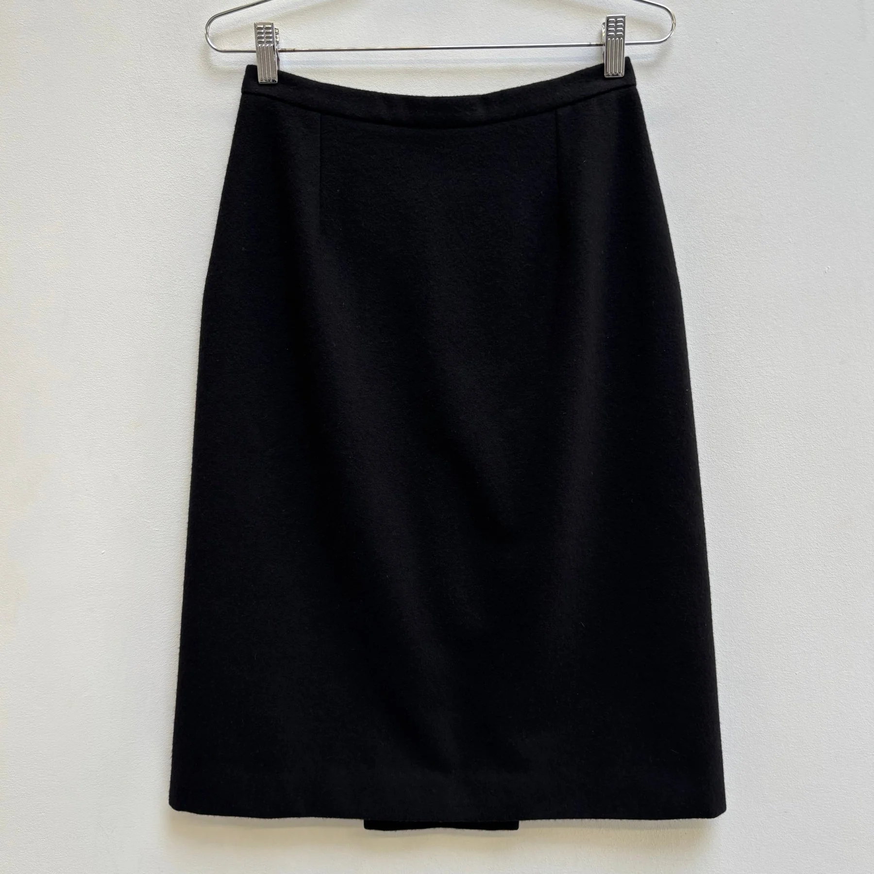 FW03 Balenciaga by Nicolas Ghesquiere Wool Pencil Skirt