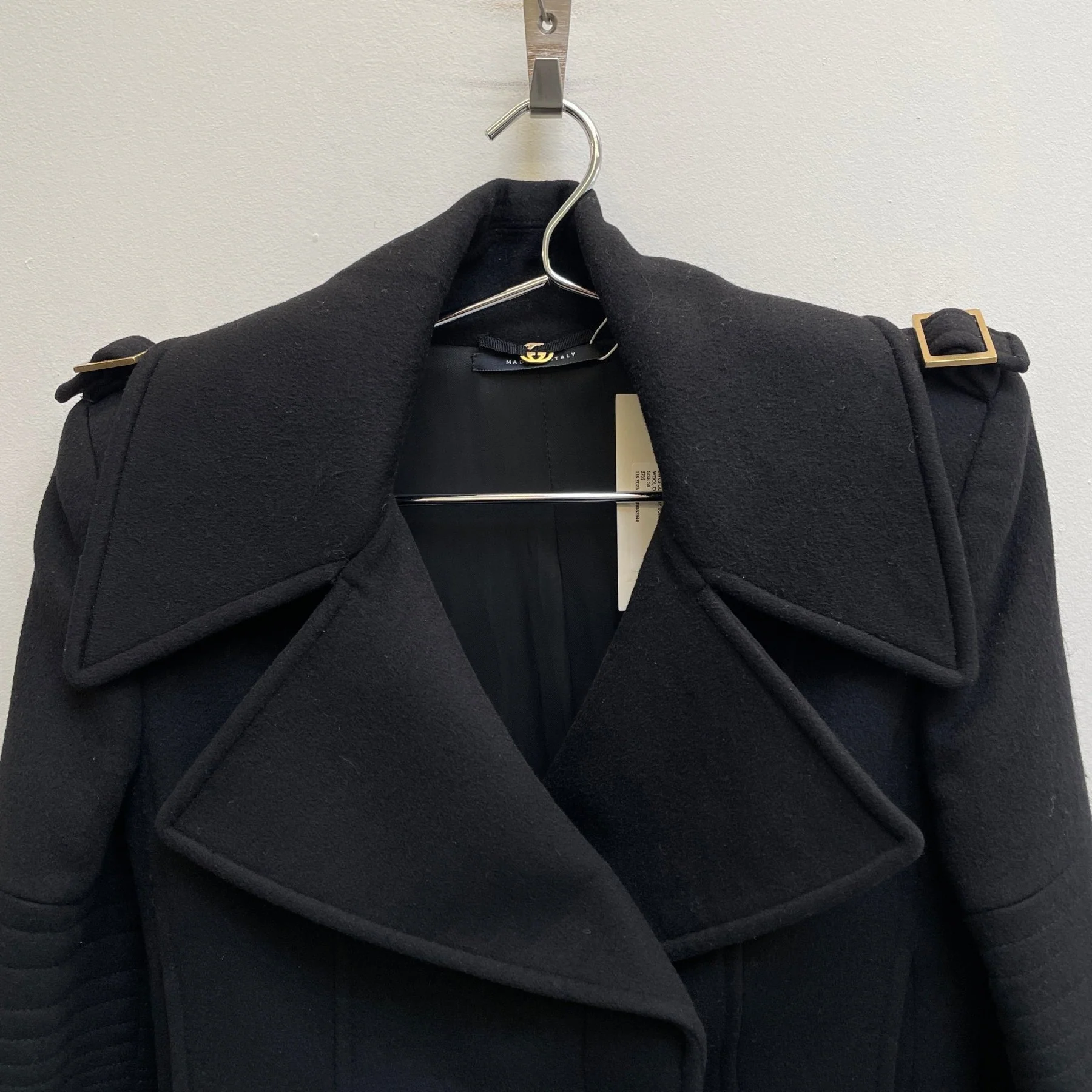 FW03 Gucci by Tom Ford Long Wool Coat - Image 3