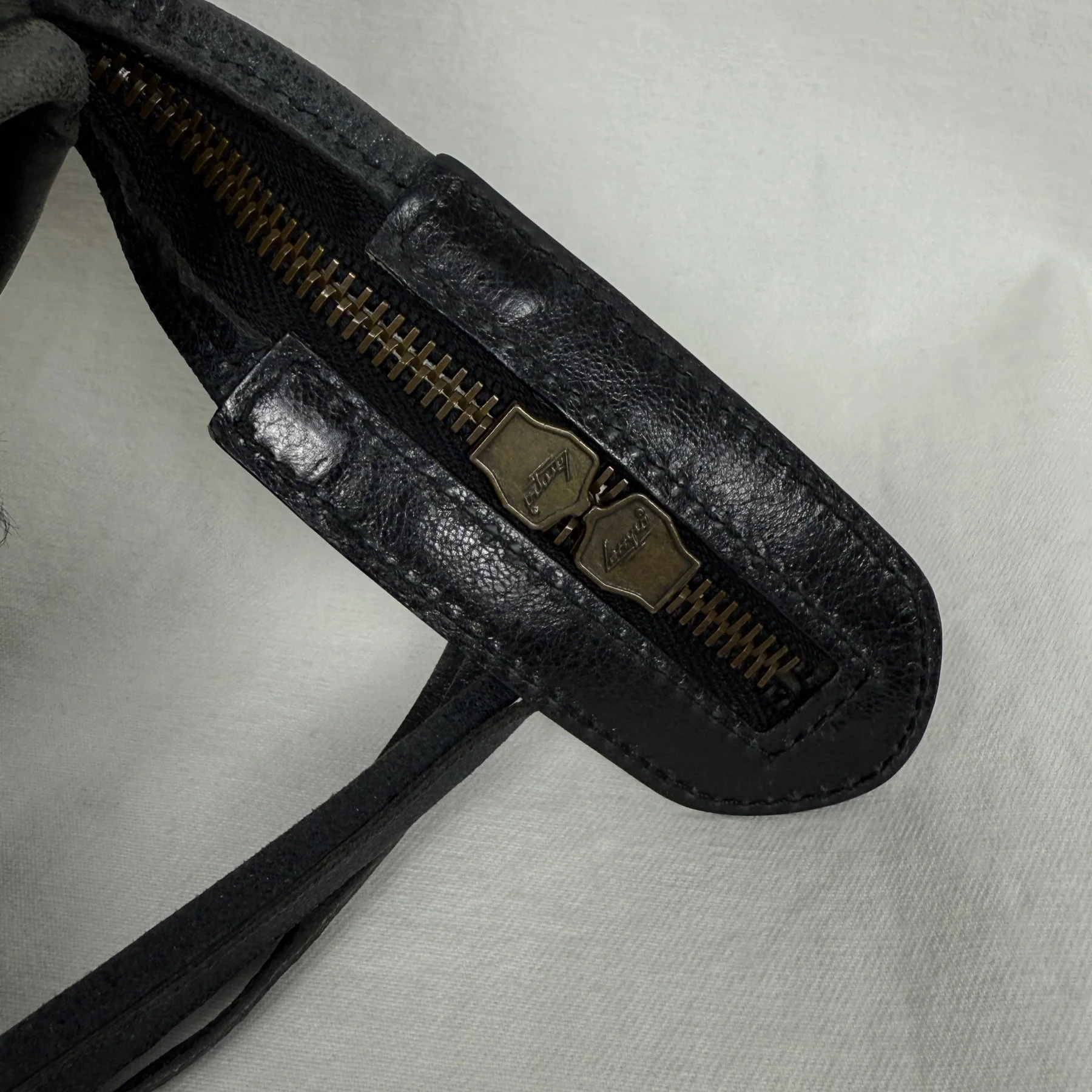 SS09 Balenciaga City Bag By Nicolas Gesquiere in Faded Black - Image 8