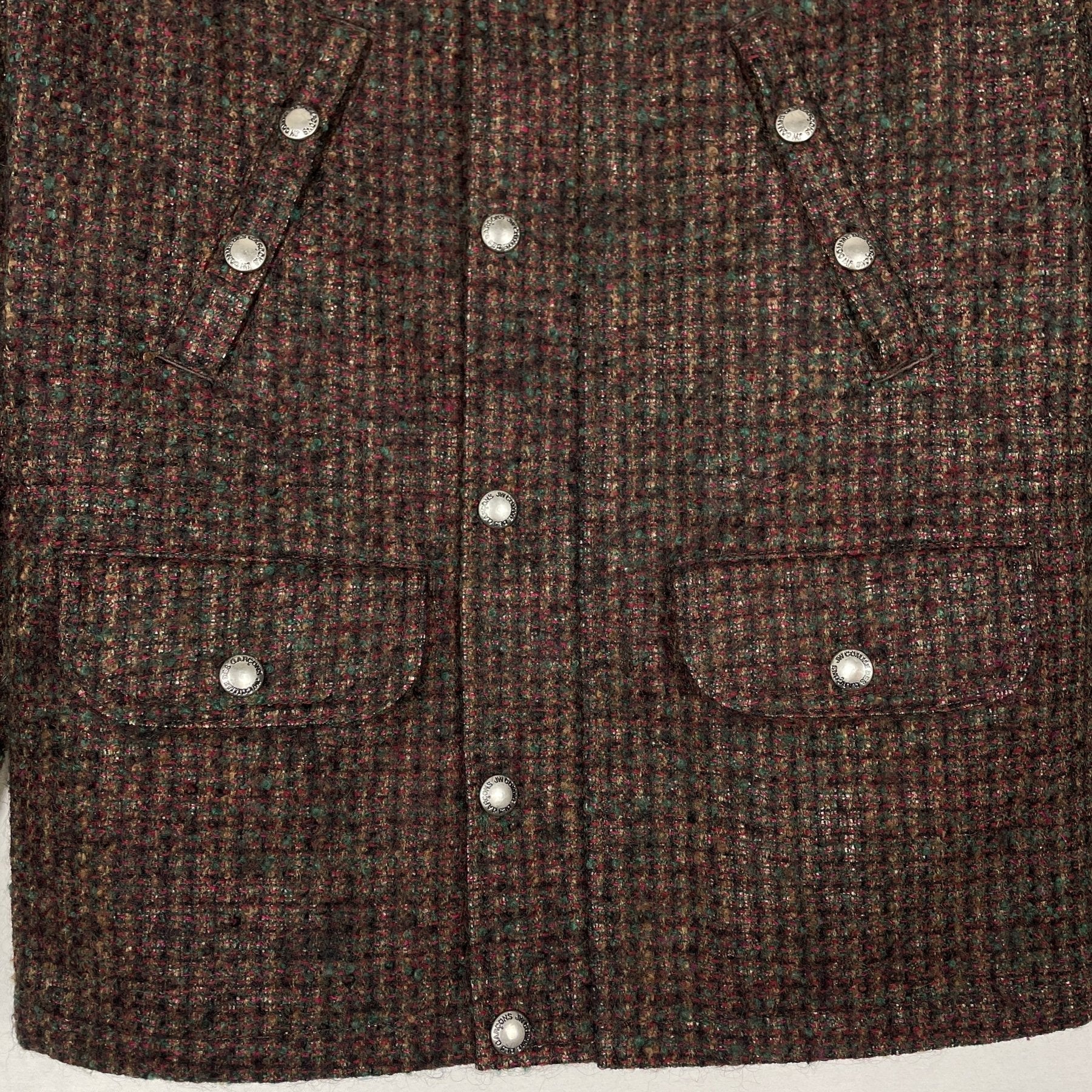 FW05 Junya Watanabe Tweed Windbreaker Jacket - Image 5