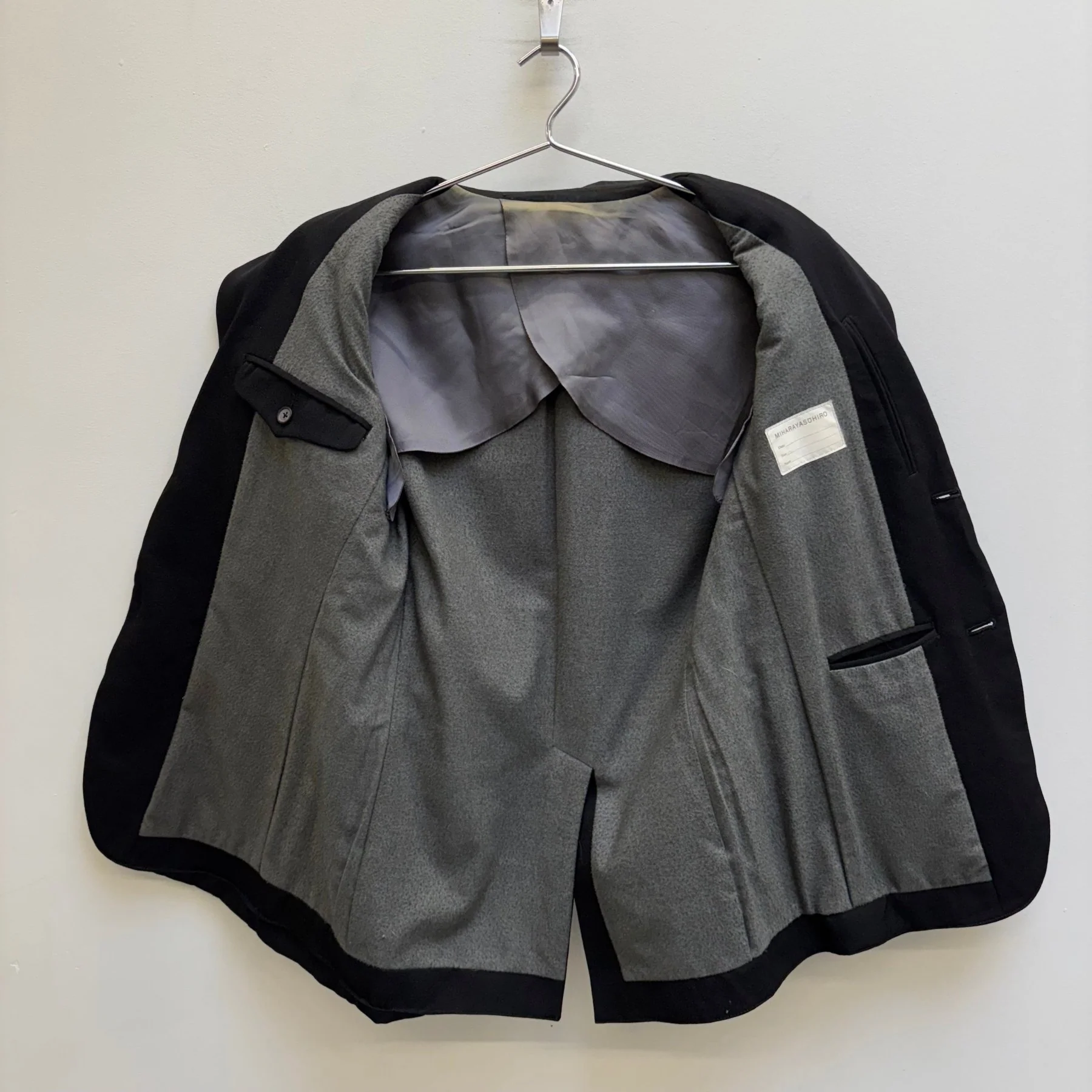 FW05 Mihara Yasuhiro Layered Multi Pocket Blazer - Image 9