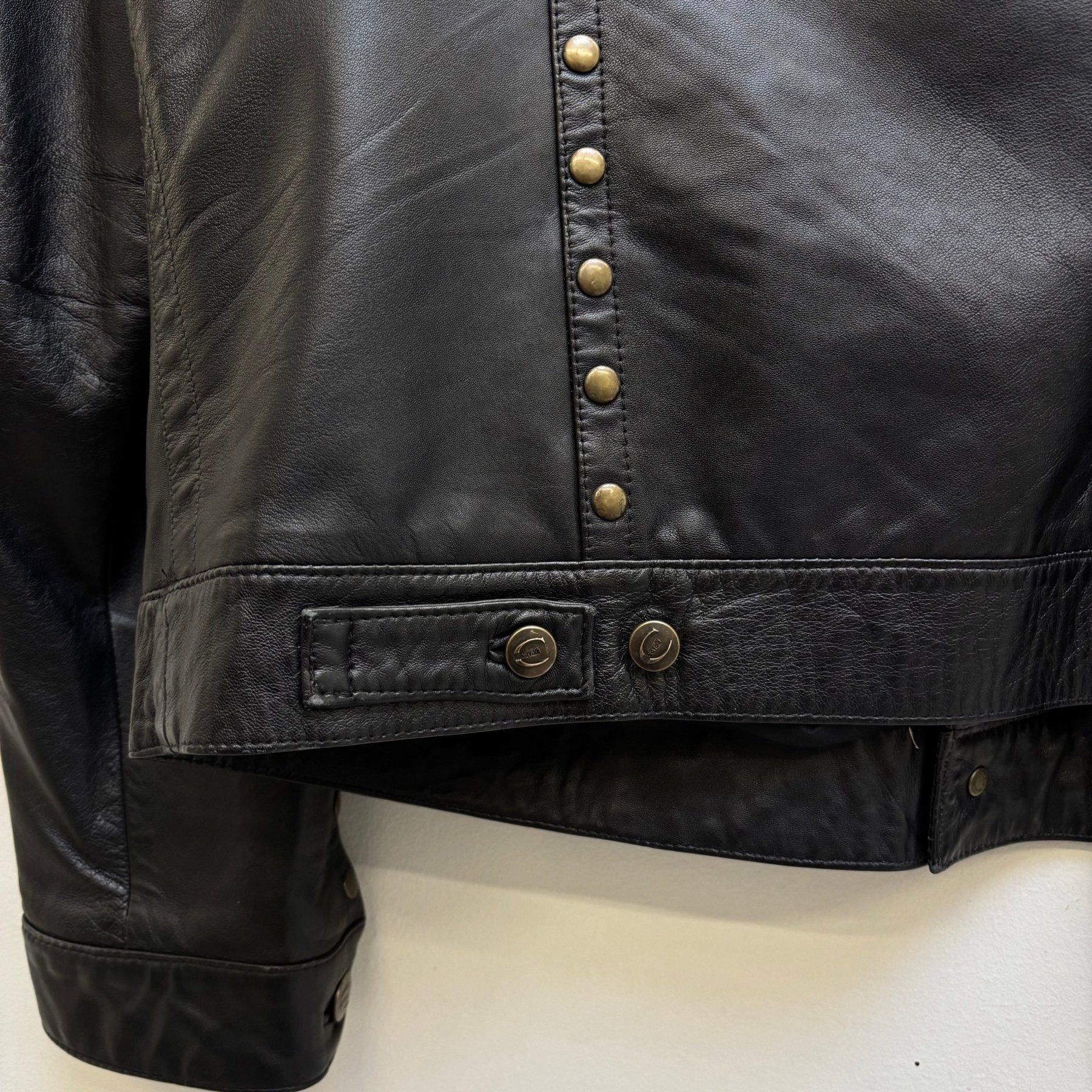FW05 Roberto Cavalli Studded Leather Jacket - Image 11