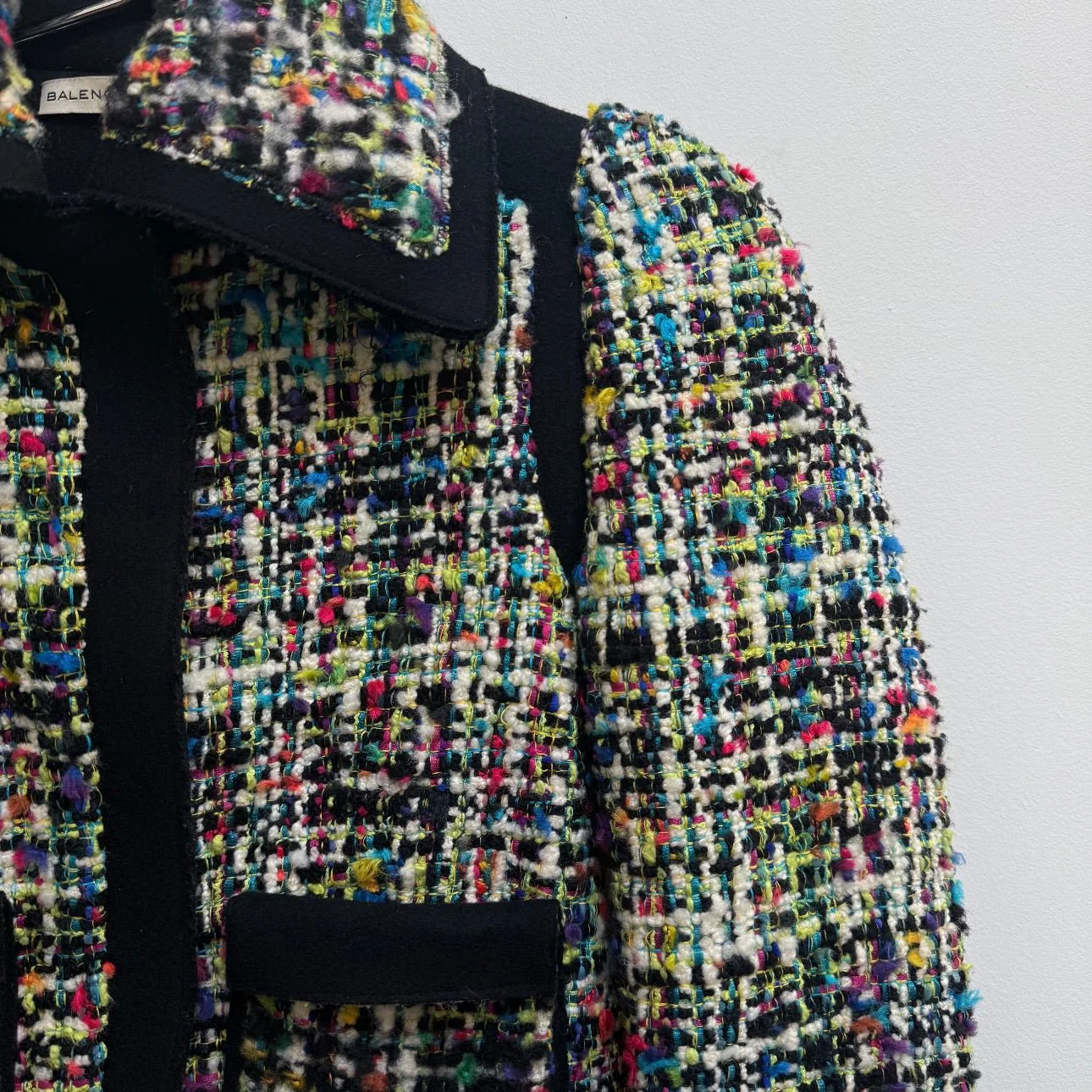FW07 Balenciaga by Nicolas Ghesquiere Heavy Tweed Jacket - Image 5