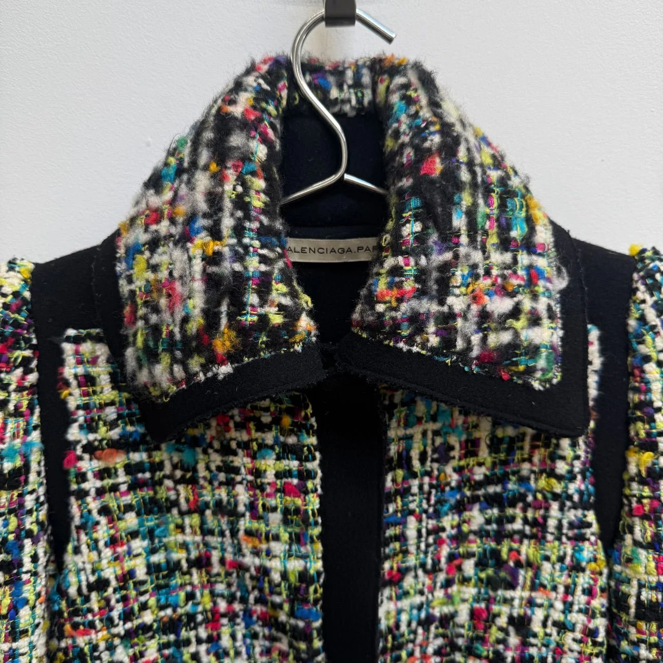 FW07 Balenciaga by Nicolas Ghesquiere Heavy Tweed Jacket - Image 7