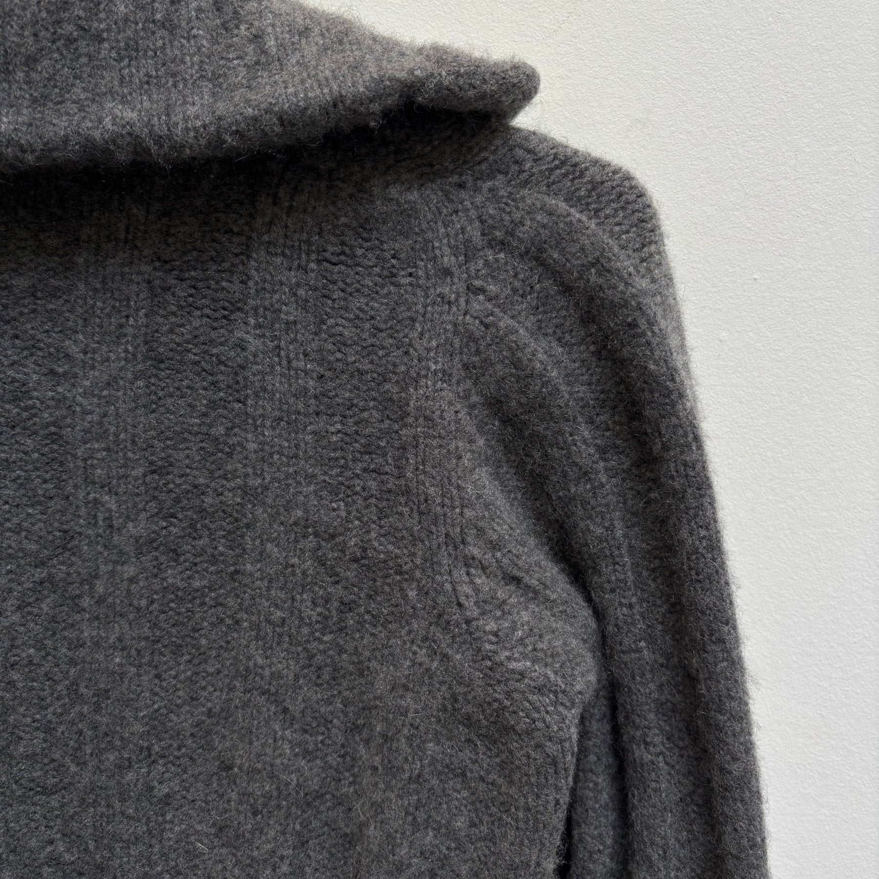 FW07 Dolce & Gabbana High Neck Knit Cashmere Sweater - Image 9
