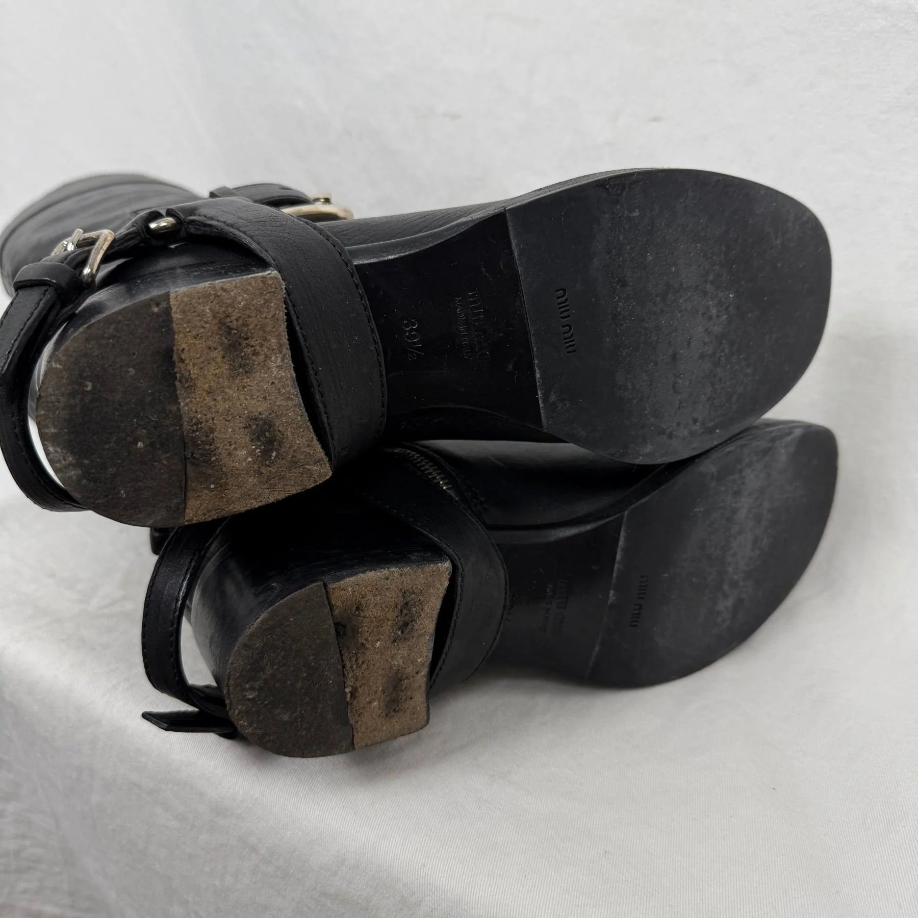 FW07 Miu Miu Calzature Donna Riding Boots - Image 7
