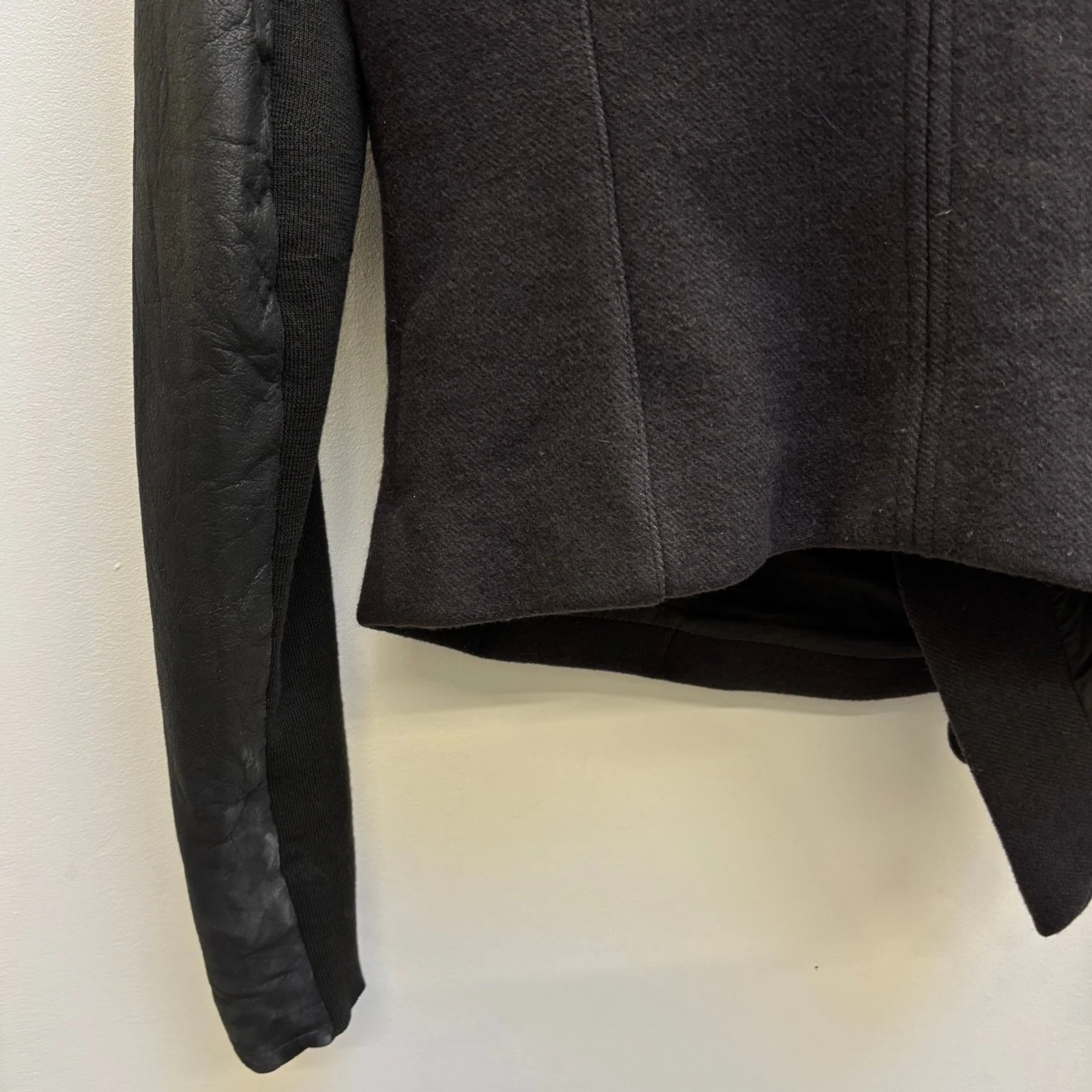 FW07 Rick Owens Funnel Collar Jacket - Image 12