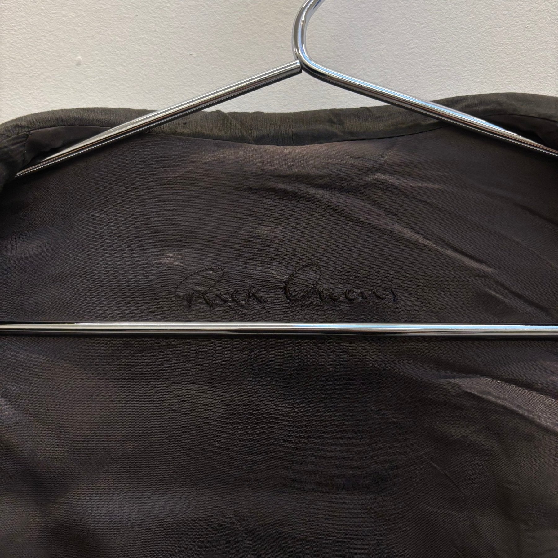 FW07 Rick Owens Funnel Collar Jacket - Image 17