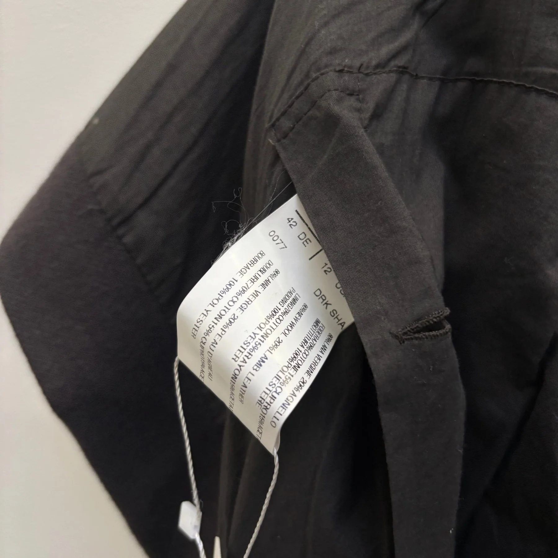 FW07 Rick Owens Funnel Collar Jacket - Image 18